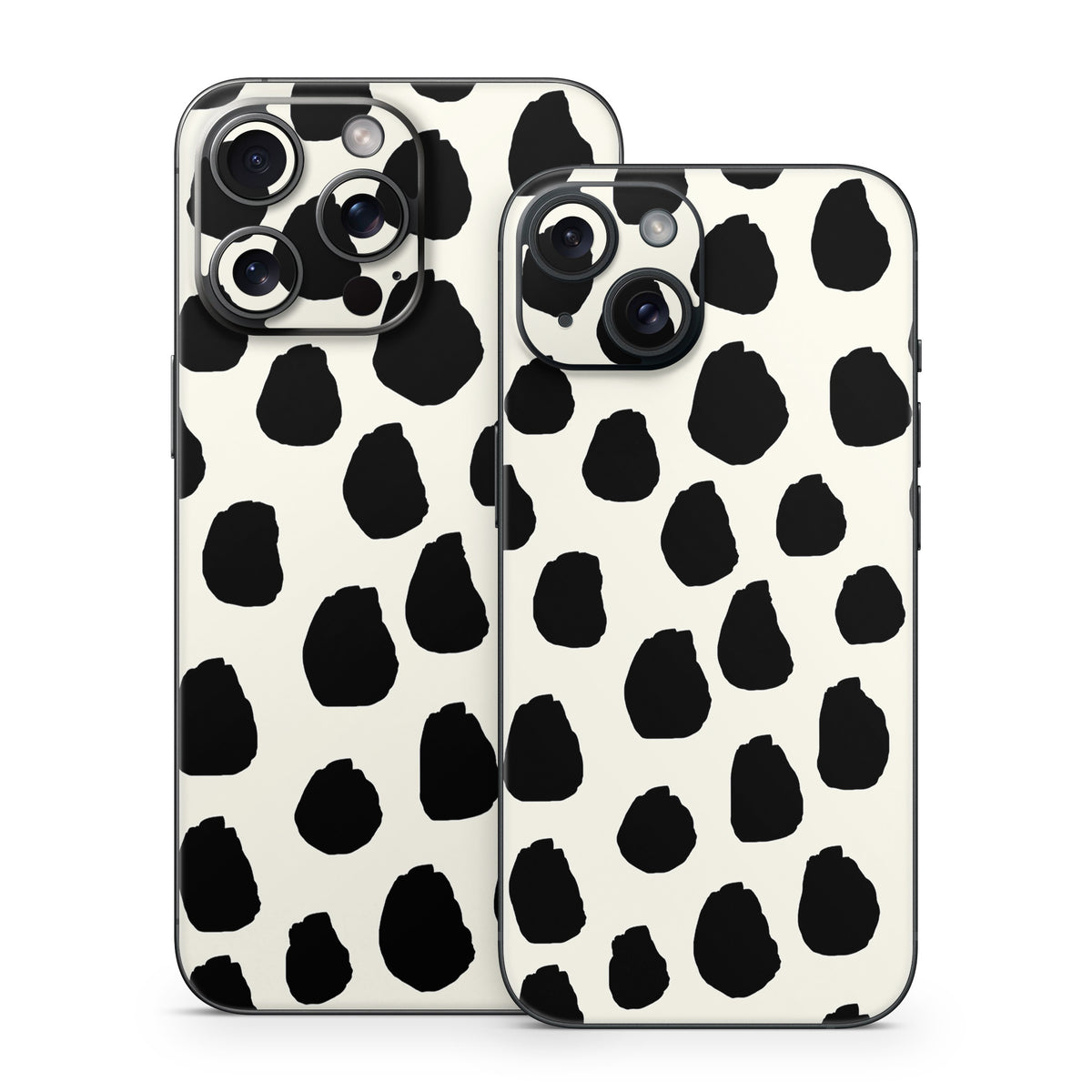 Inky Spots Cream - Apple iPhone 15 Skin
