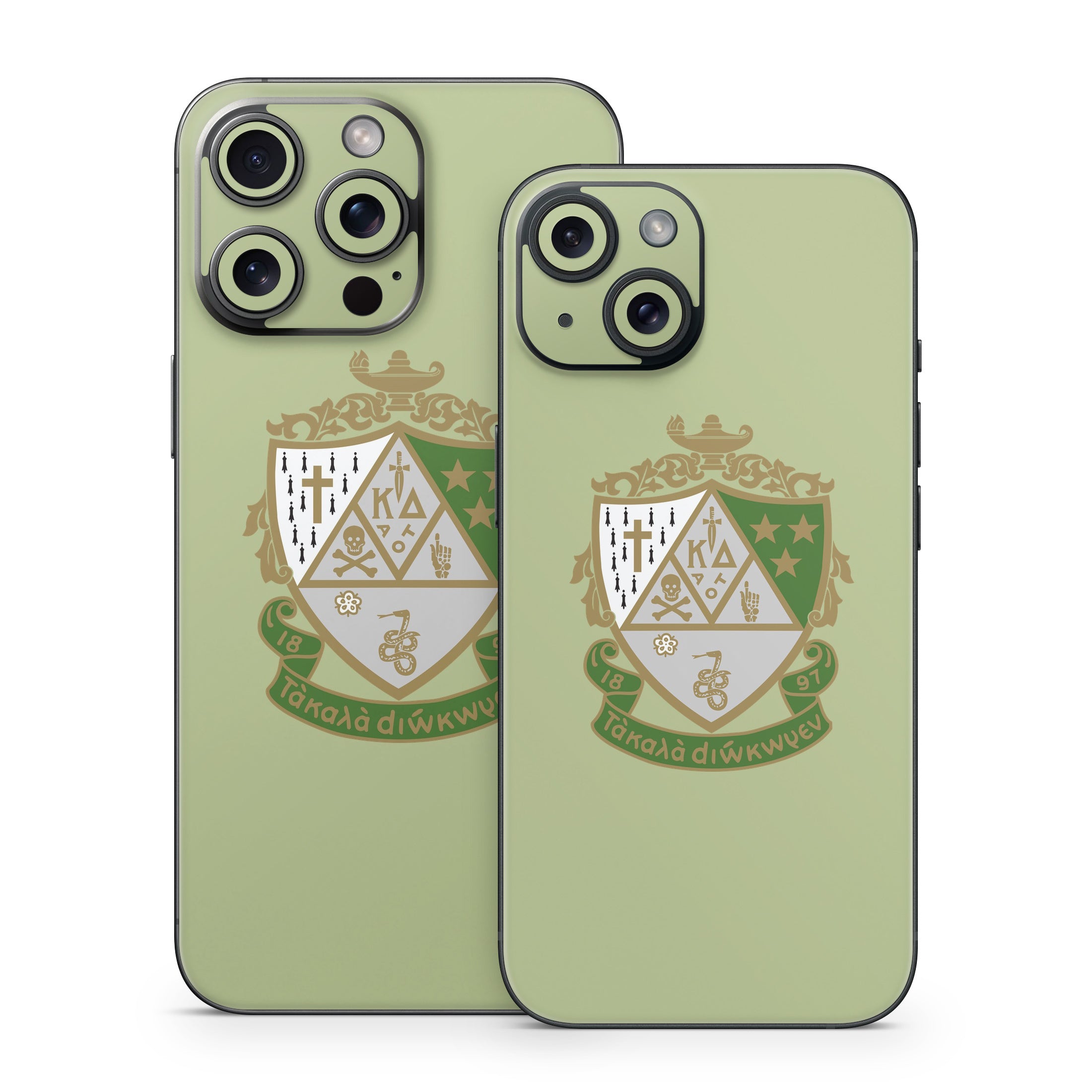 Kappa Delta Crest Light Olive - Apple iPhone 15 Skin