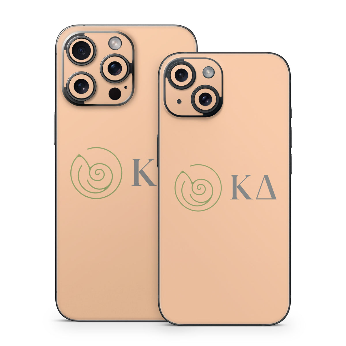 Kappa Delta Greek Letters Empowered Peach - Apple iPhone 15 Skin