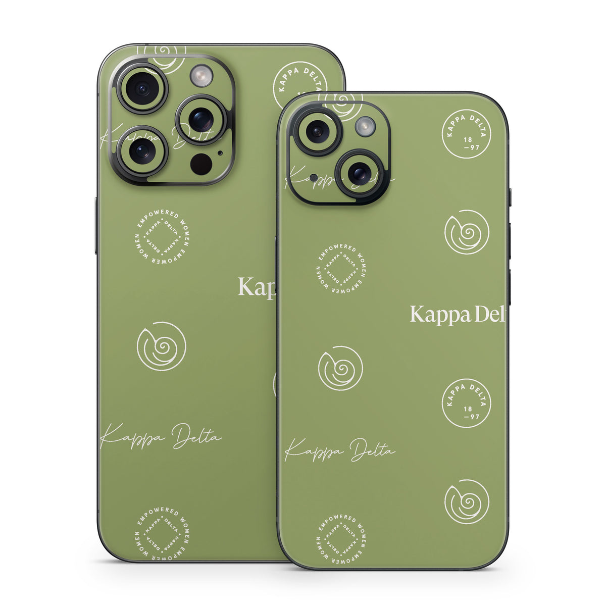 Kappa Delta Pattern - Apple iPhone 15 Skin