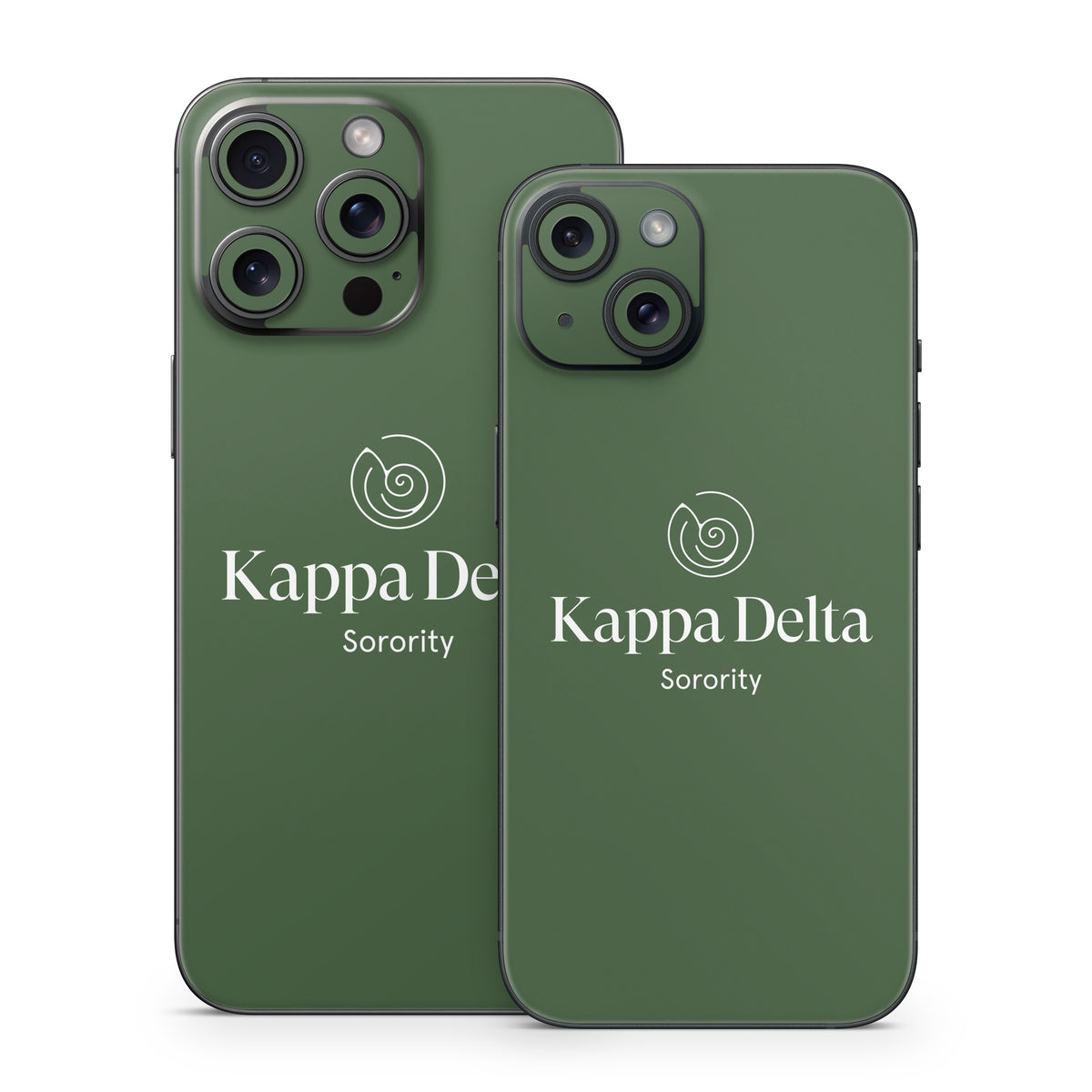 Kappa Delta Primary Logo Dark Olive - Apple iPhone 15 Skin