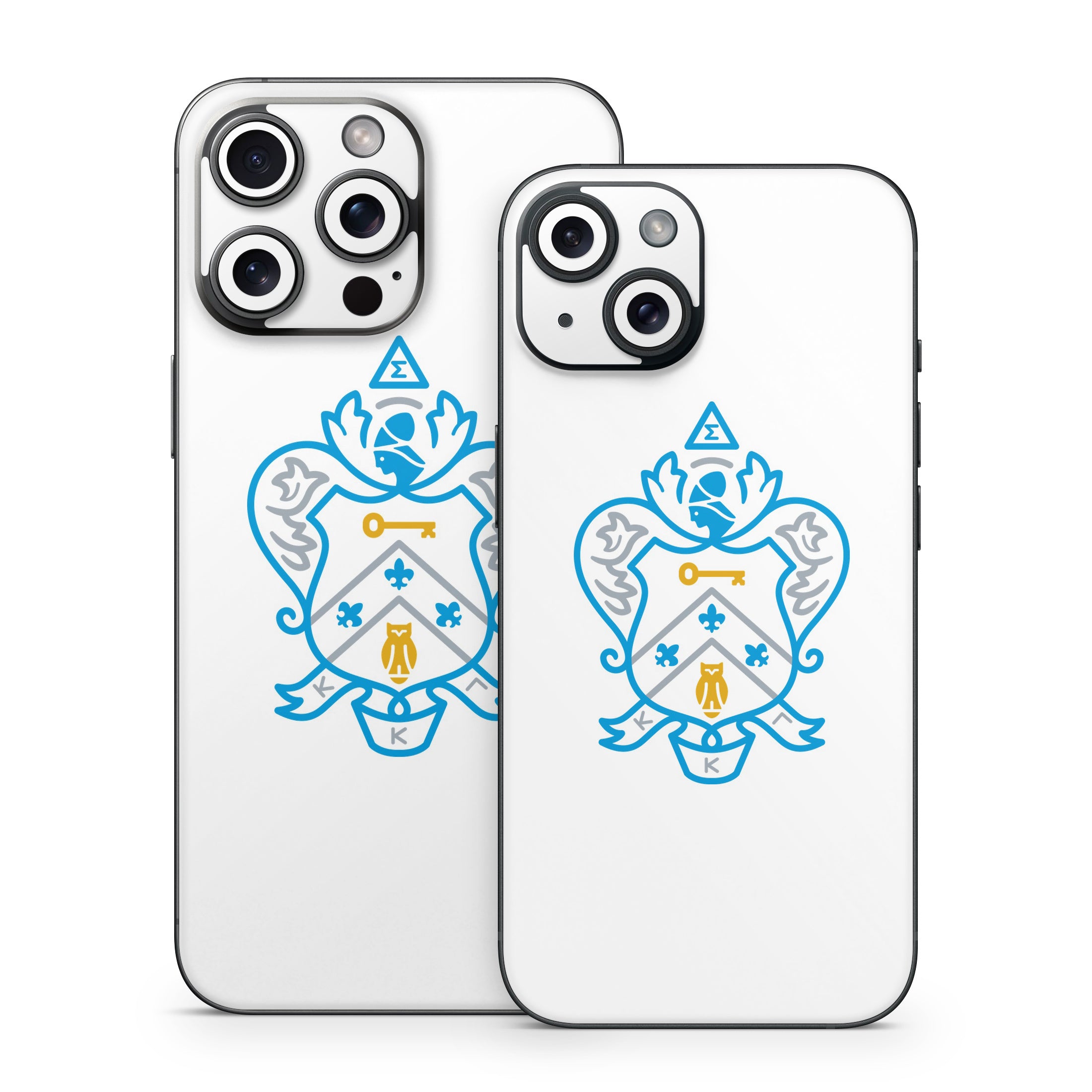 Kappa Kappa Gamma Coat of Arms White - Apple iPhone 15 Skin