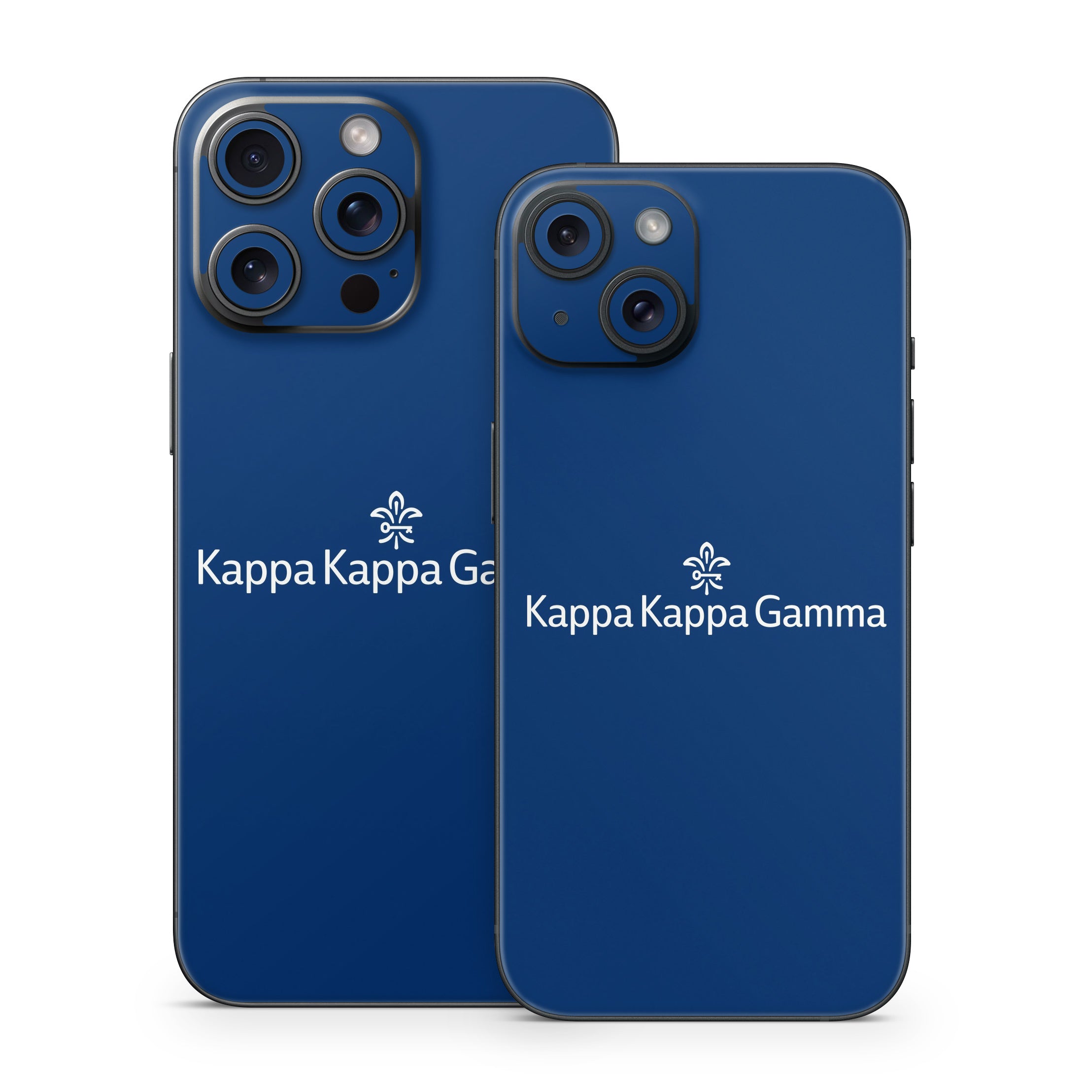 Kappa Kappa Gamma Brandmark Kappa Blue - Apple iPhone 15 Skin