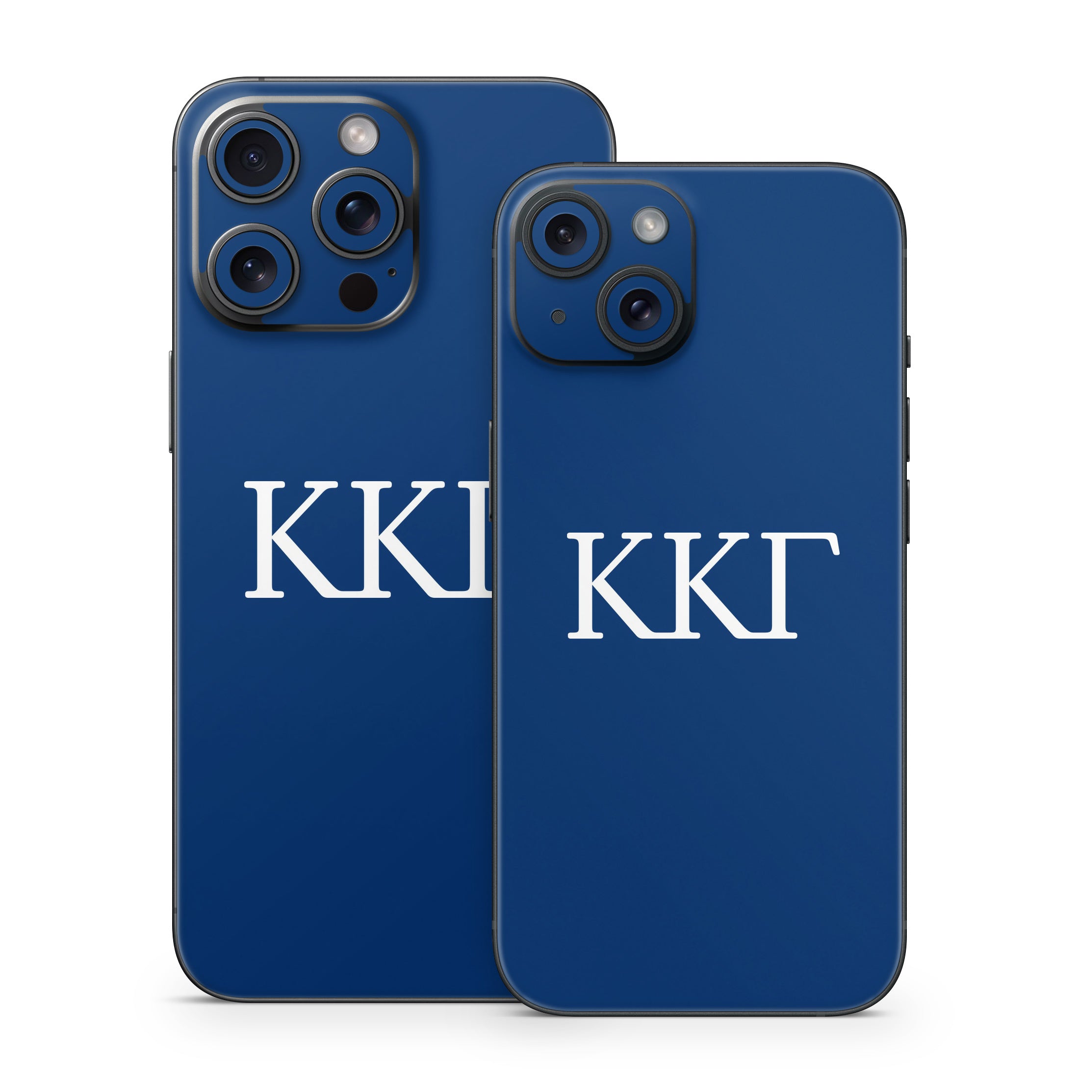 Kappa Kappa Gamma Greek Letters Kappa Blue - Apple iPhone 15 Skin