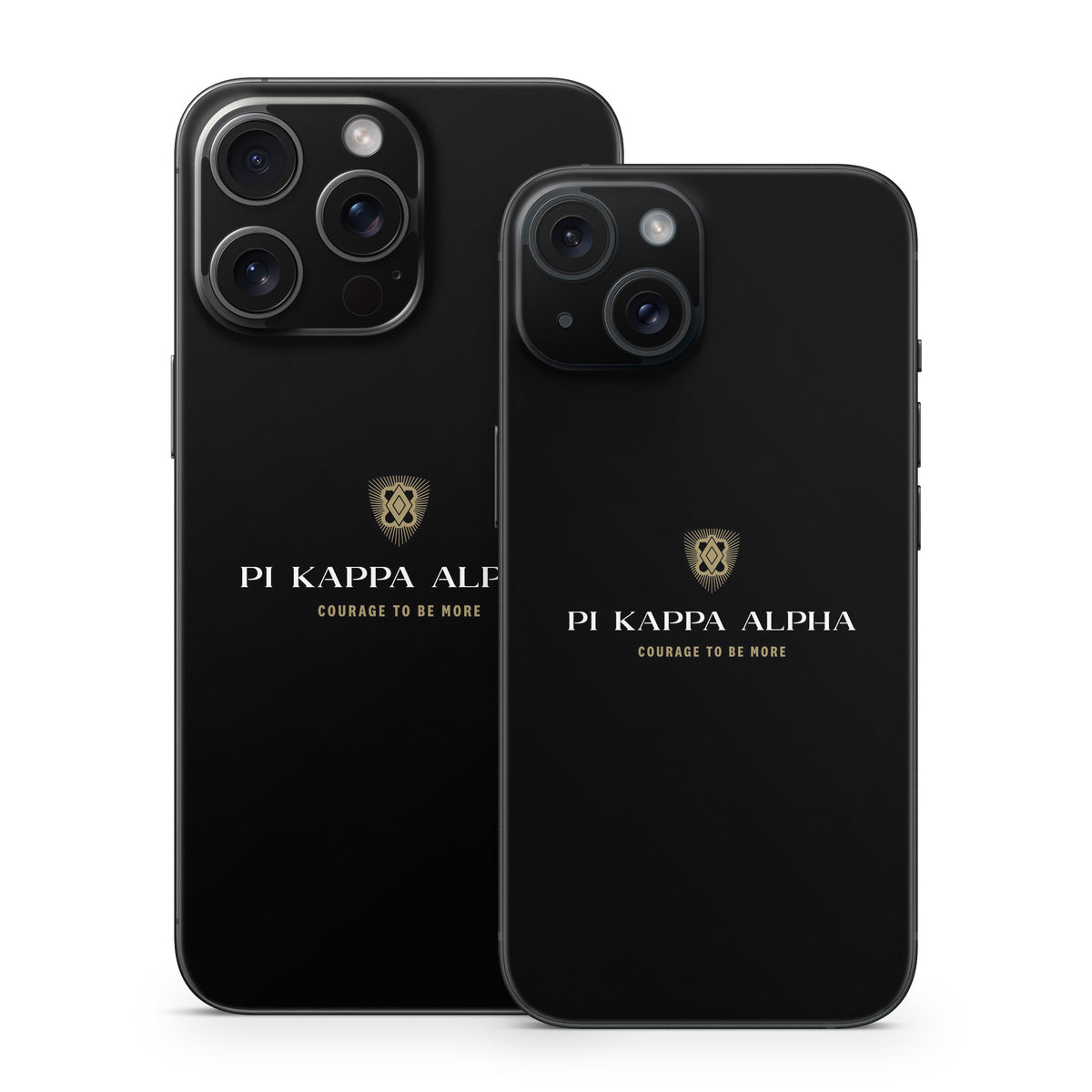 Pi Kappa Alpha Formal Logo Black - Apple iPhone 15 Skin