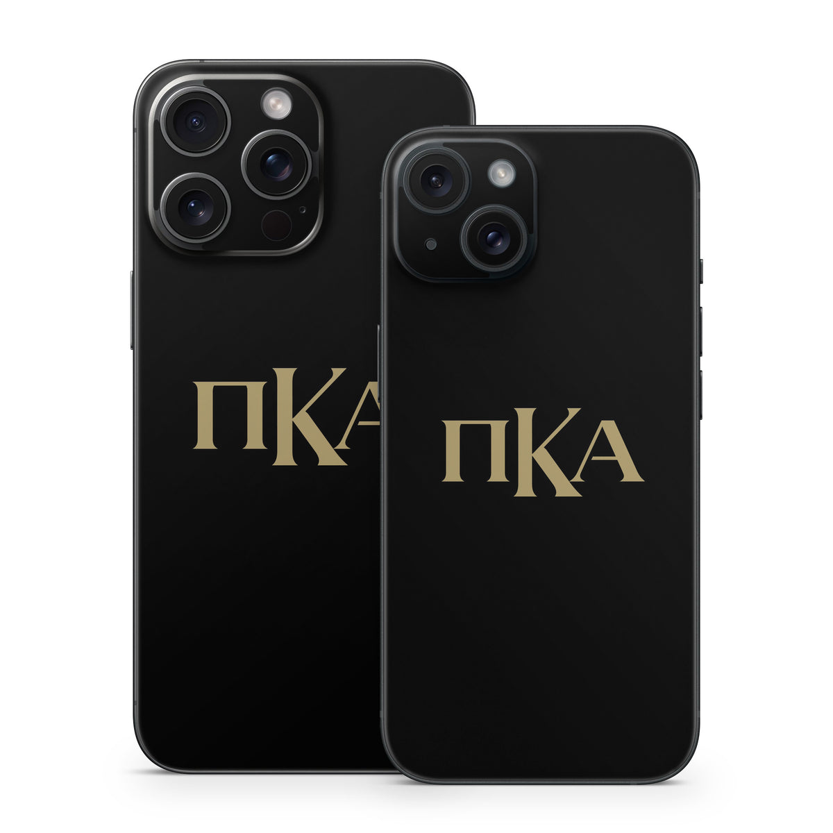 Pi Kappa Alpha Greek Letters Black - Apple iPhone 15 Skin