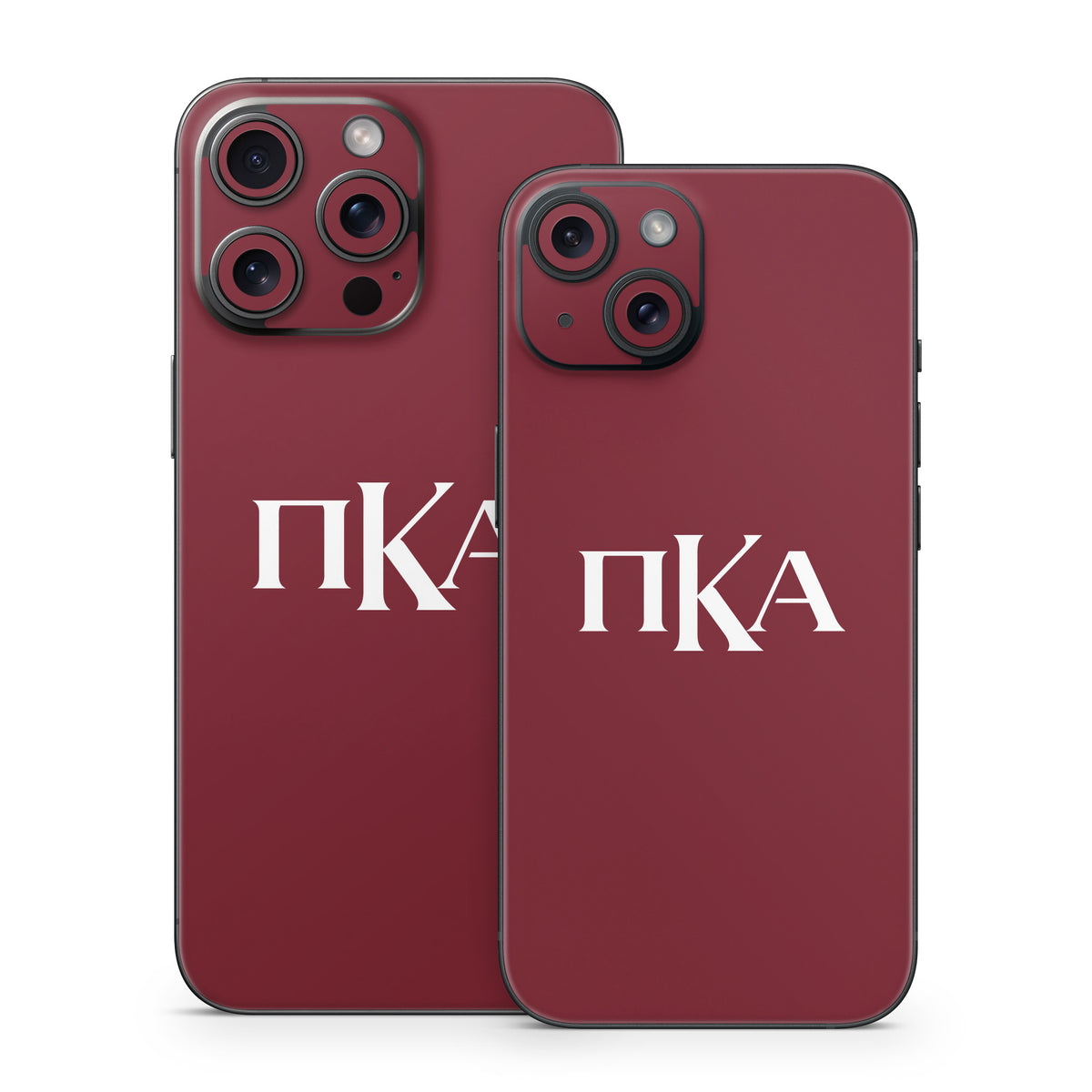 Pi Kappa Alpha Greek Letters Garnet - Apple iPhone 15 Skin