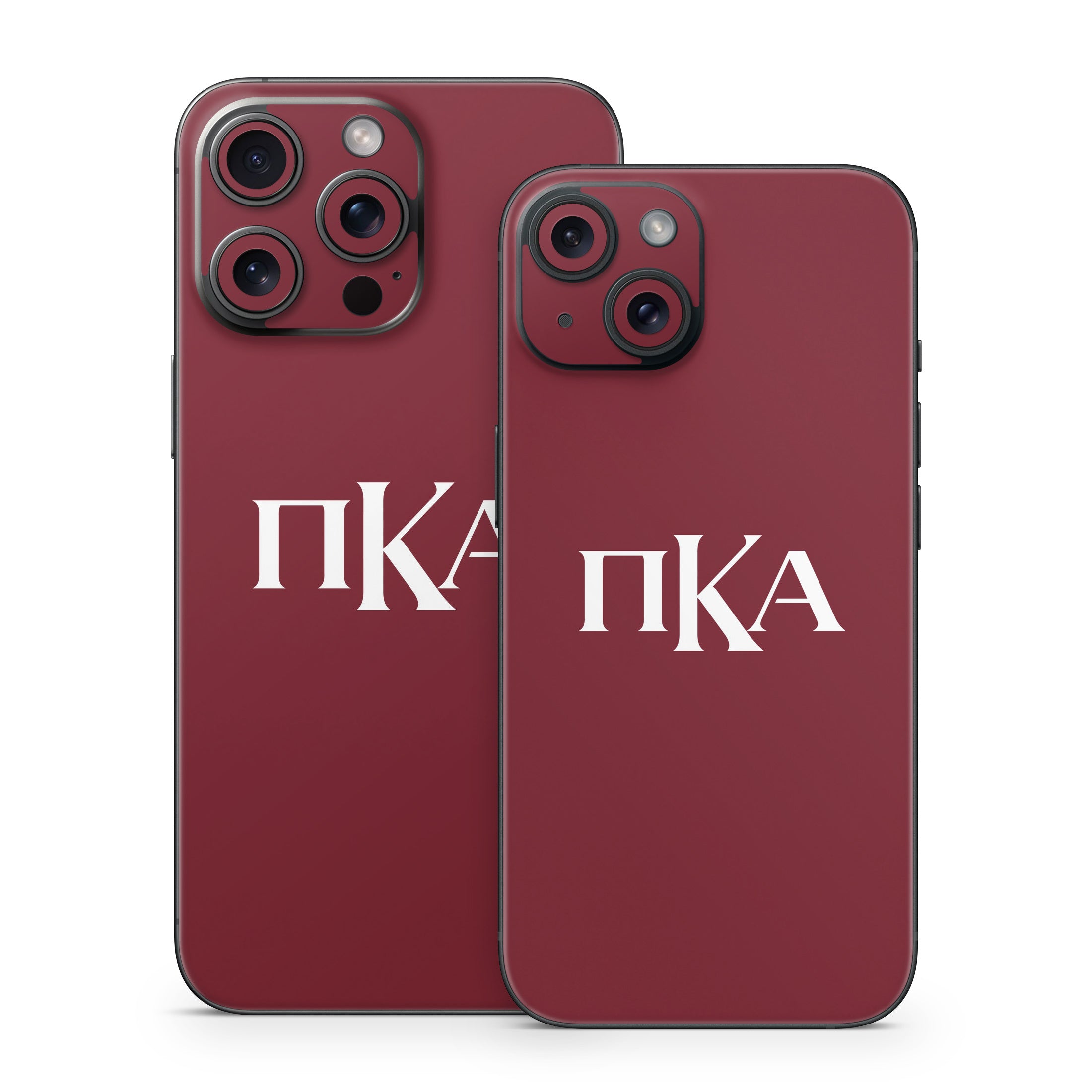 Pi Kappa Alpha Greek Letters Garnet - Apple iPhone 15 Skin
