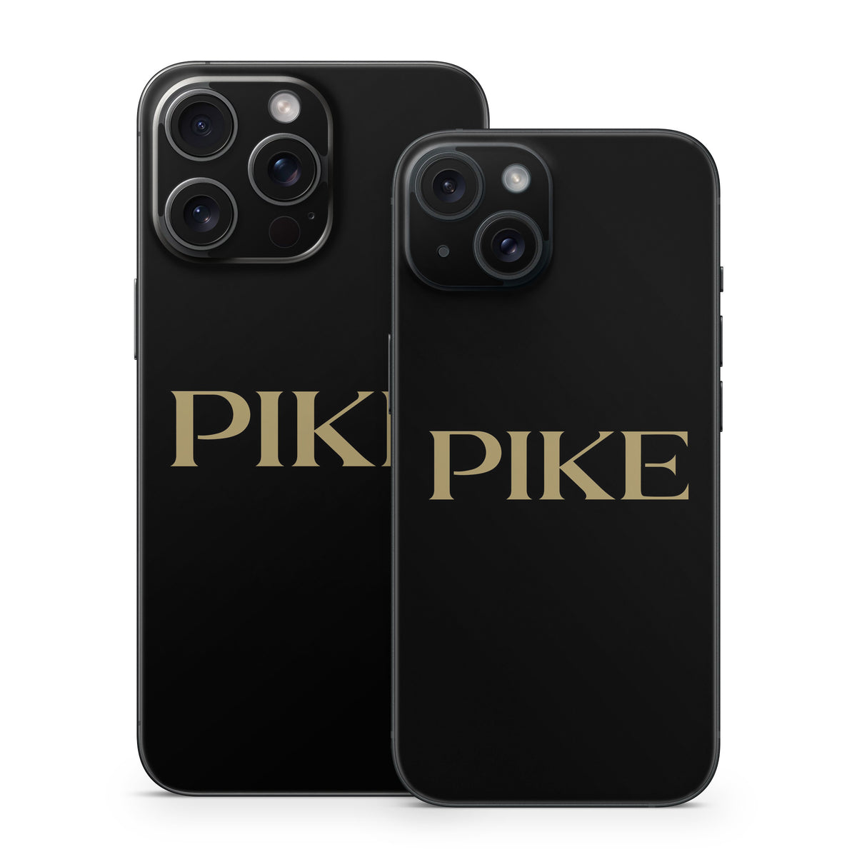 Pi Kappa Alpha PIKE Logo Black - Apple iPhone 15 Skin