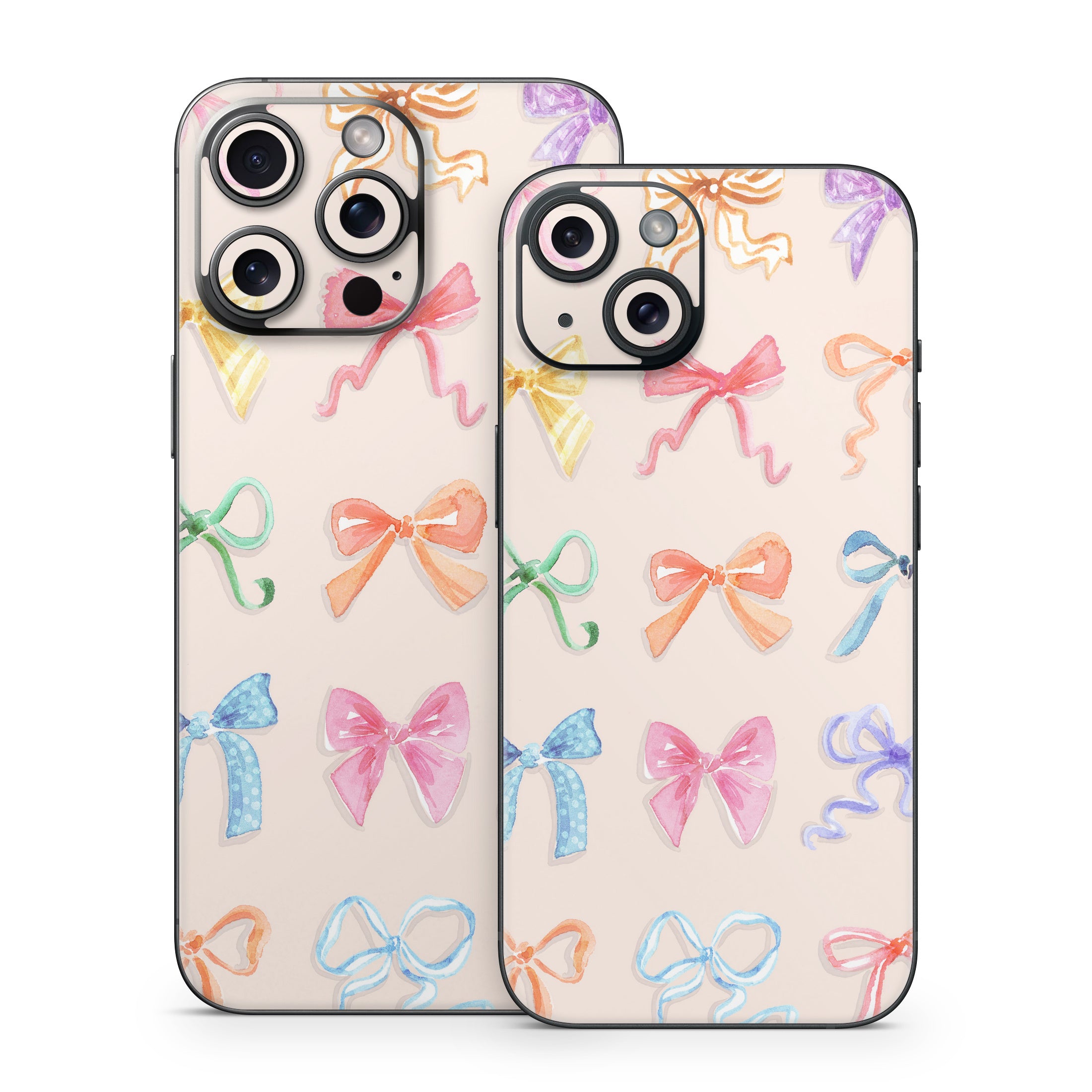 Rainbow Bows - Apple iPhone 15 Skin