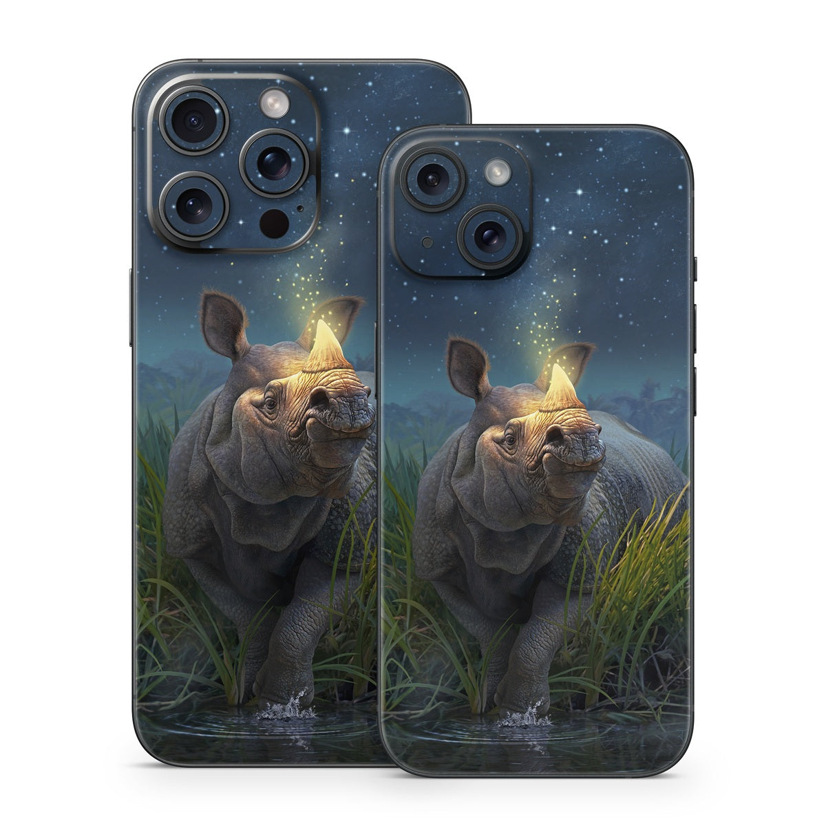 Rhinoceros Unicornis - Apple iPhone 15 Skin
