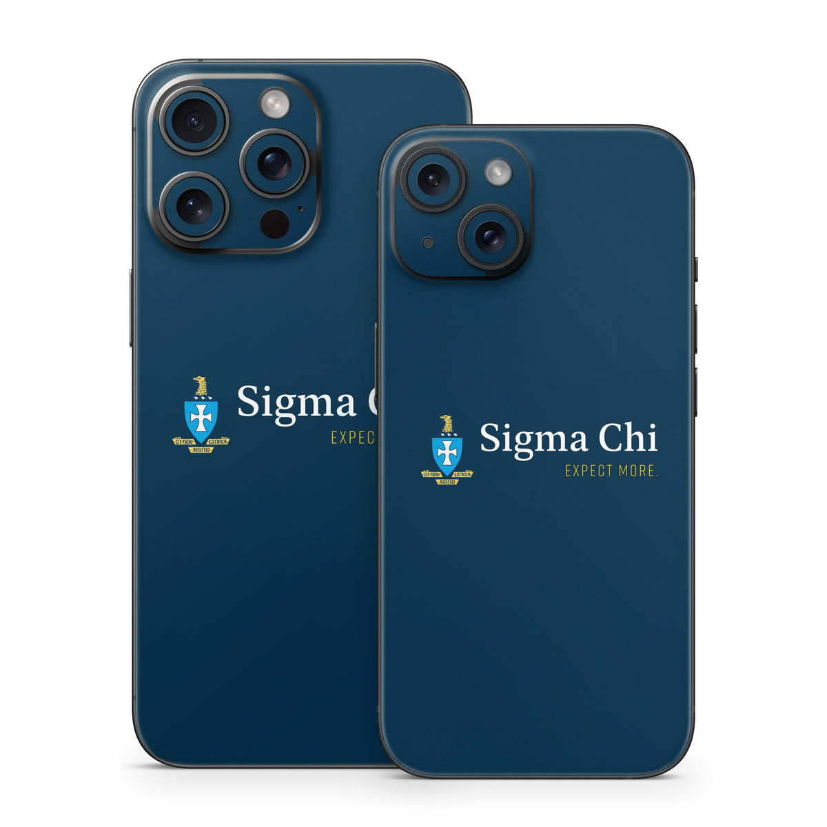 Sigma Chi Logo Navy - Apple iPhone 15 Skin