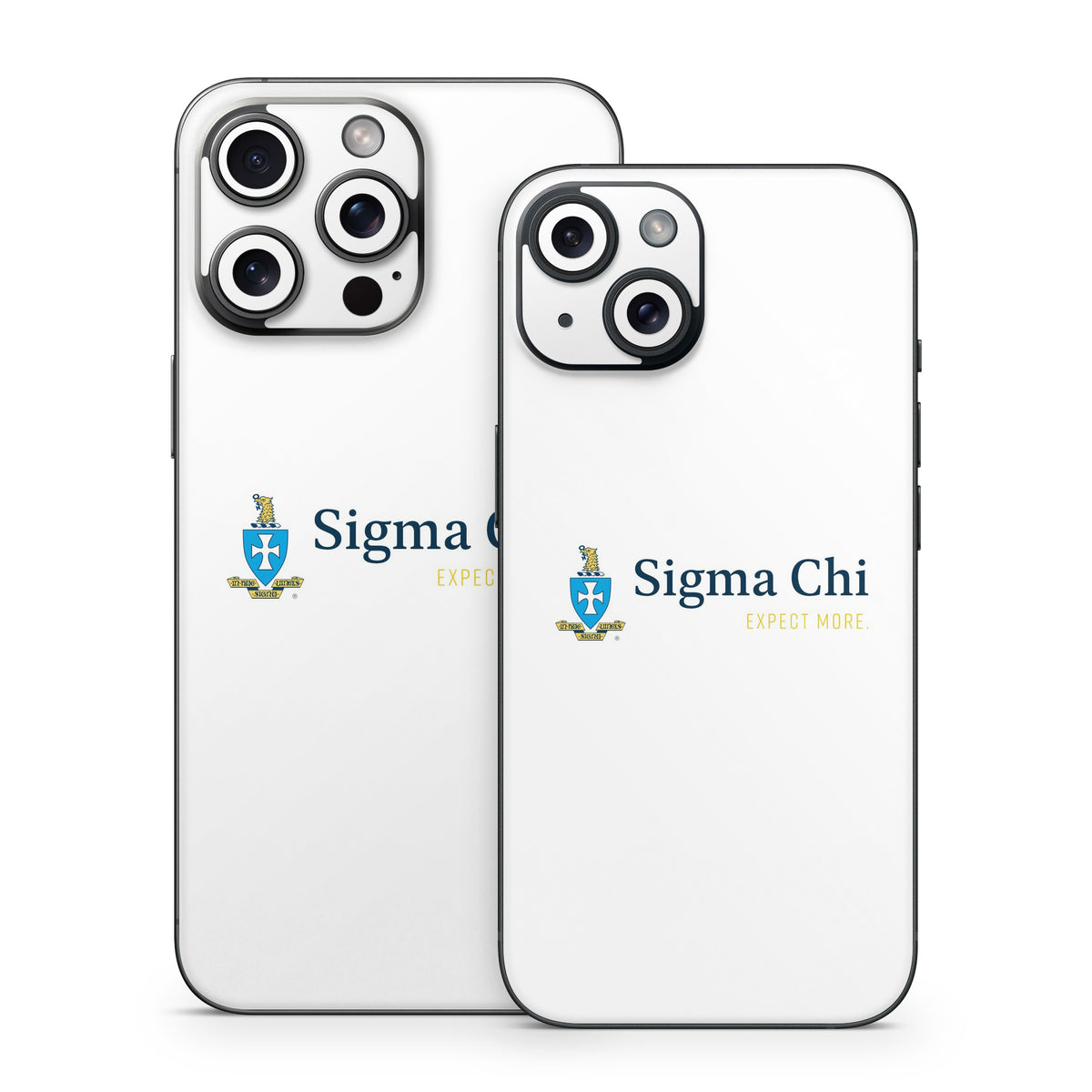 Sigma Chi Logo White - Apple iPhone 15 Skin