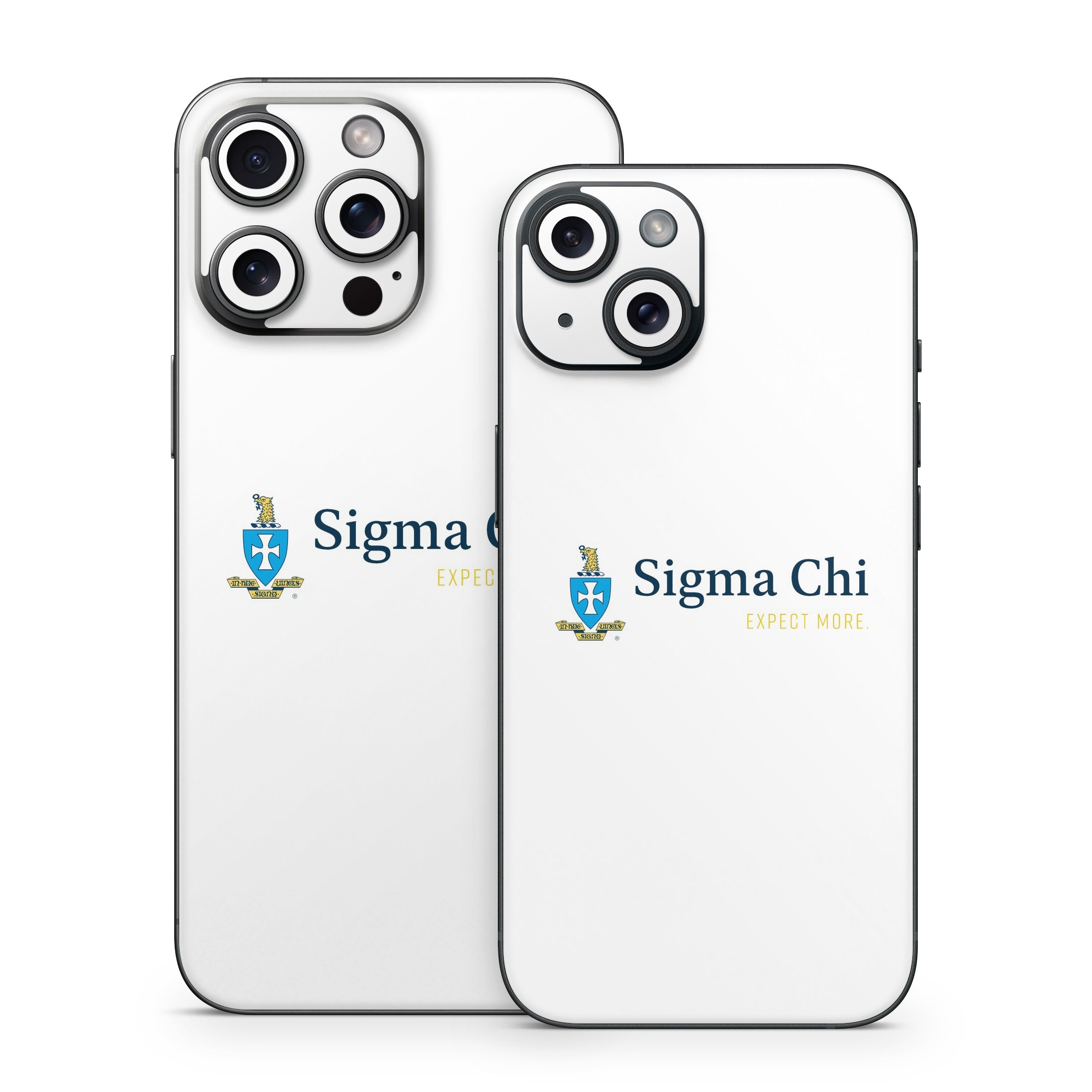 Sigma Chi Logo White - Apple iPhone 15 Skin