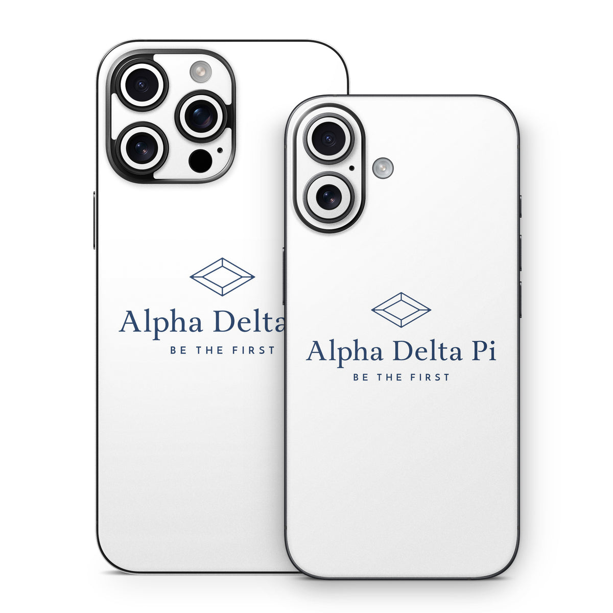 Alpha Delta Pi Primary Logo White - Apple iPhone 16 Skin