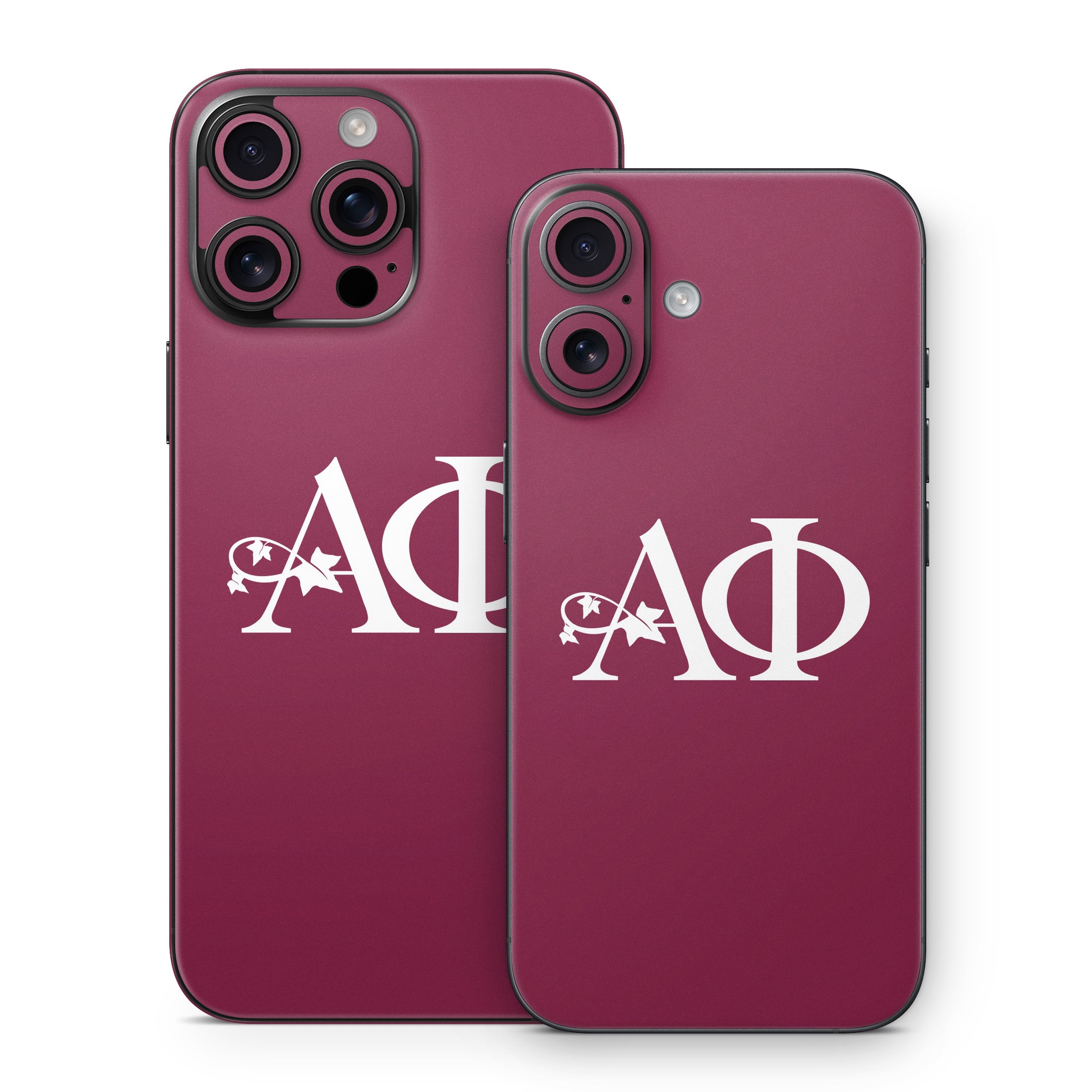 Alpha Phi Greek Letters Bordeaux - Apple iPhone 16 Skin