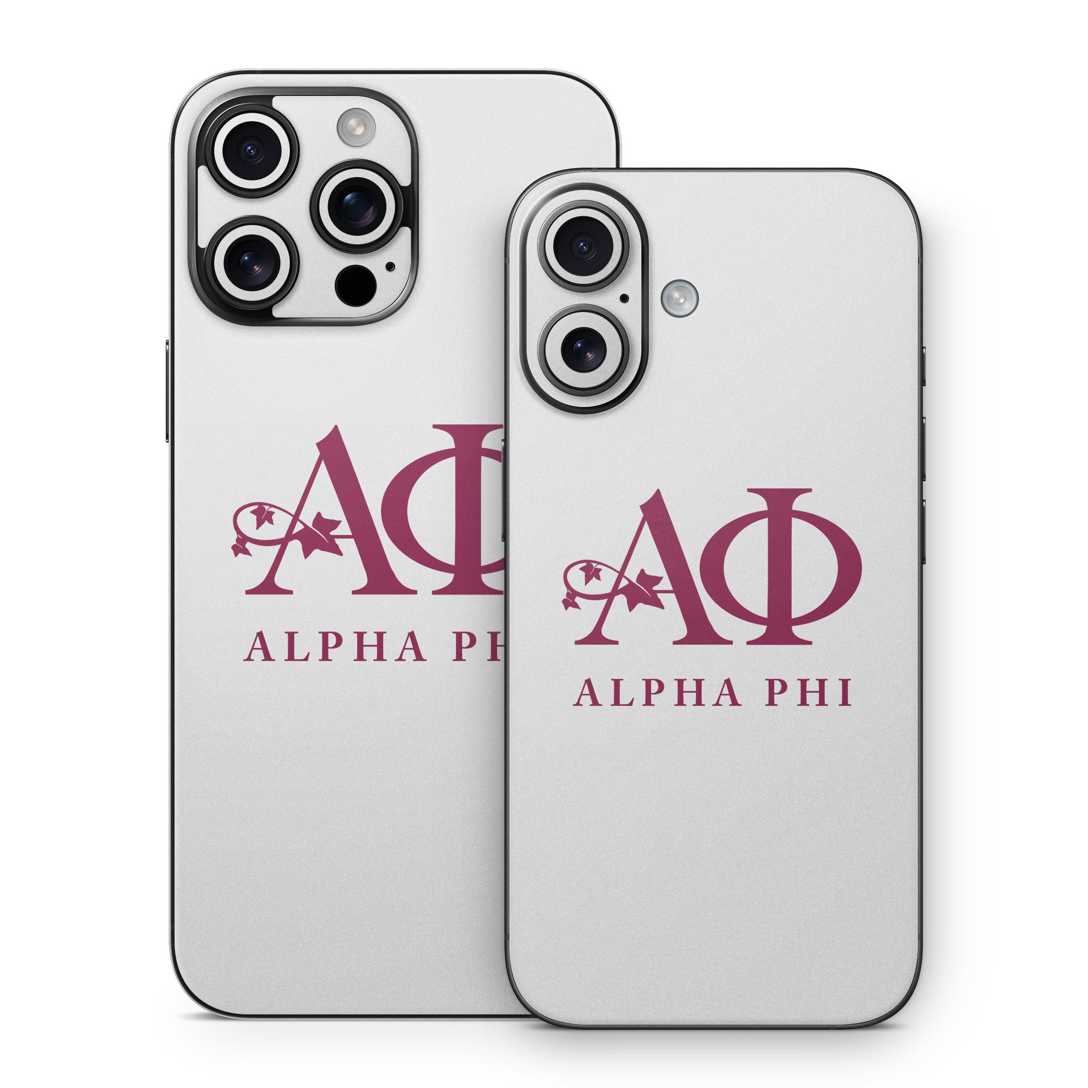 Alpha Phi Silver - Apple iPhone 16 Skin