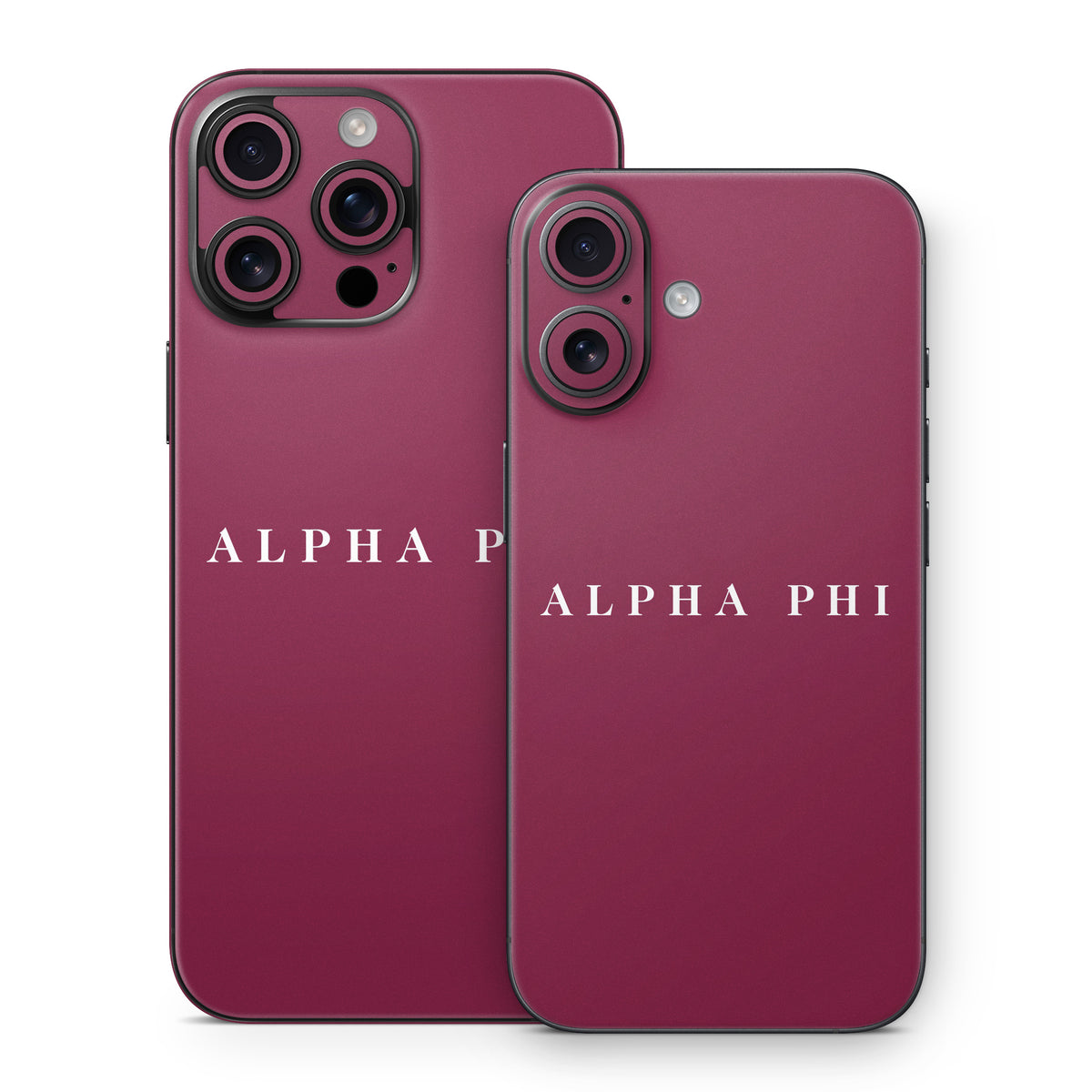 Alpha Phi Wordmark Bordeaux - Apple iPhone 16 Skin