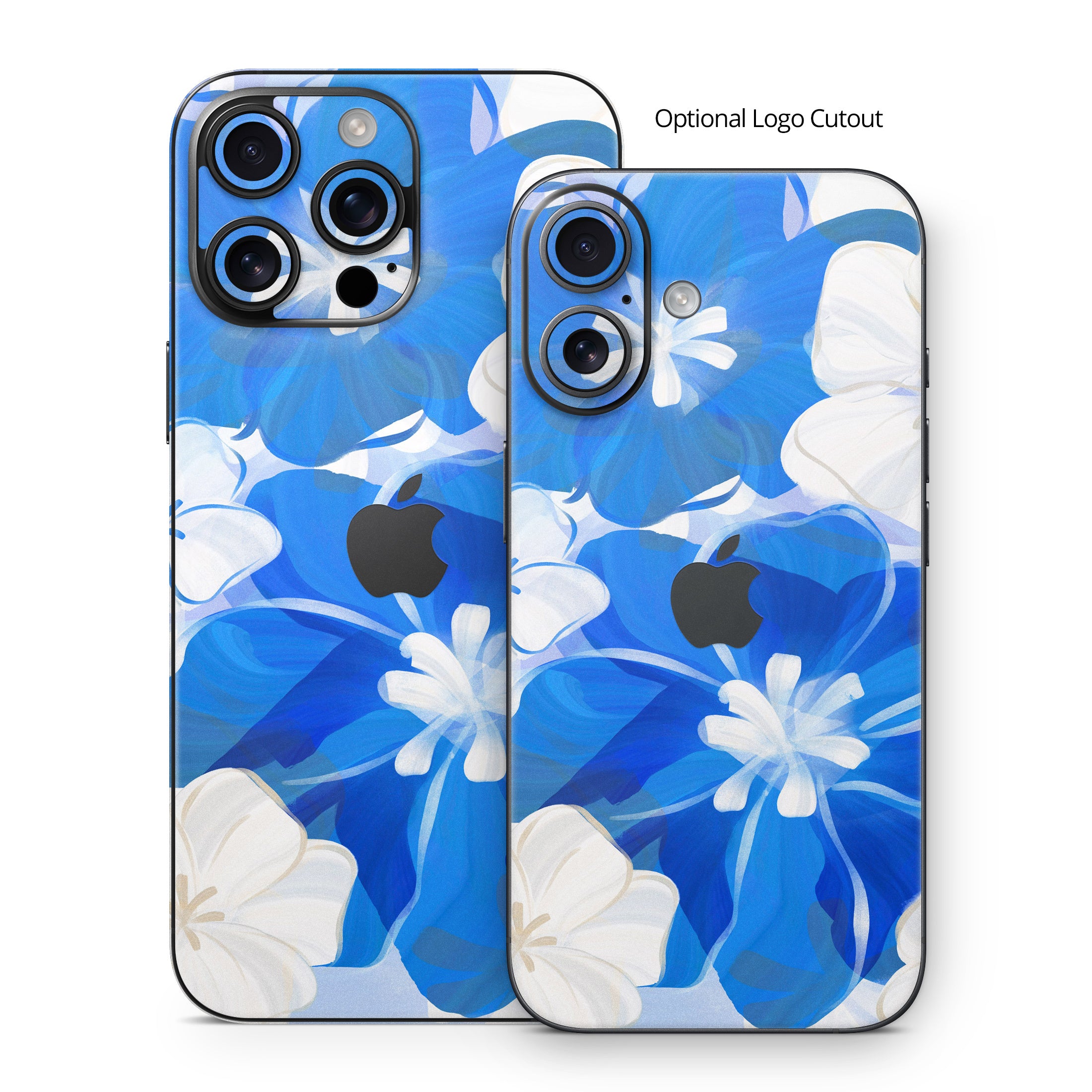 Blue Flowers - Apple iPhone 16 Skin