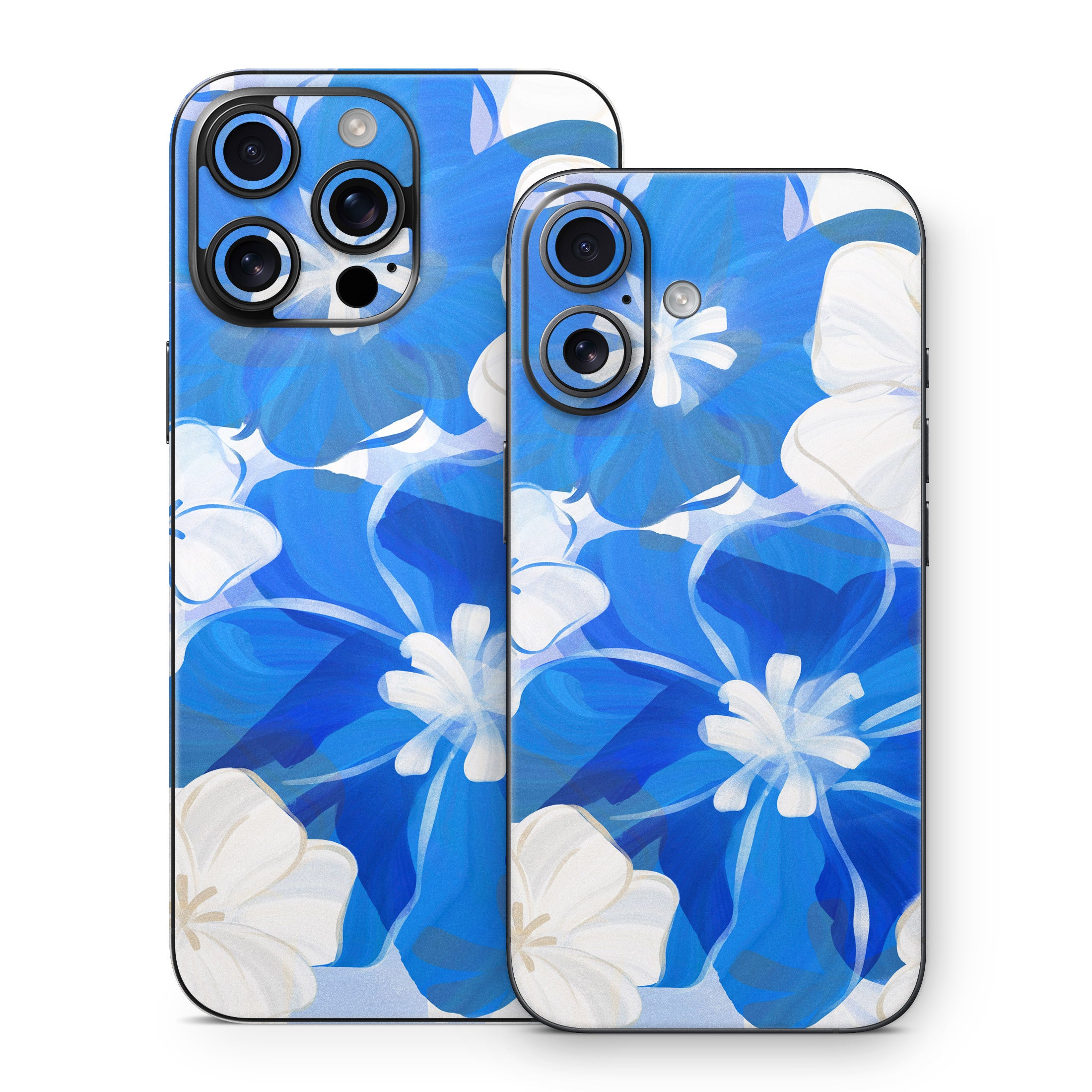 Blue Flowers - Apple iPhone 16 Skin
