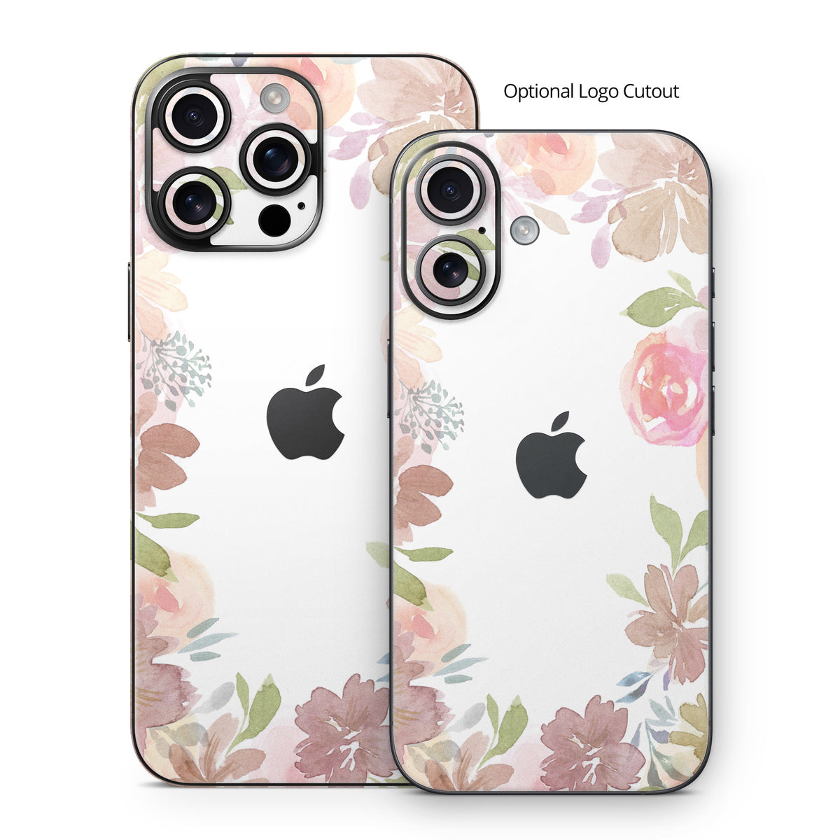 Blush Flower Frame - Apple iPhone 16 Skin