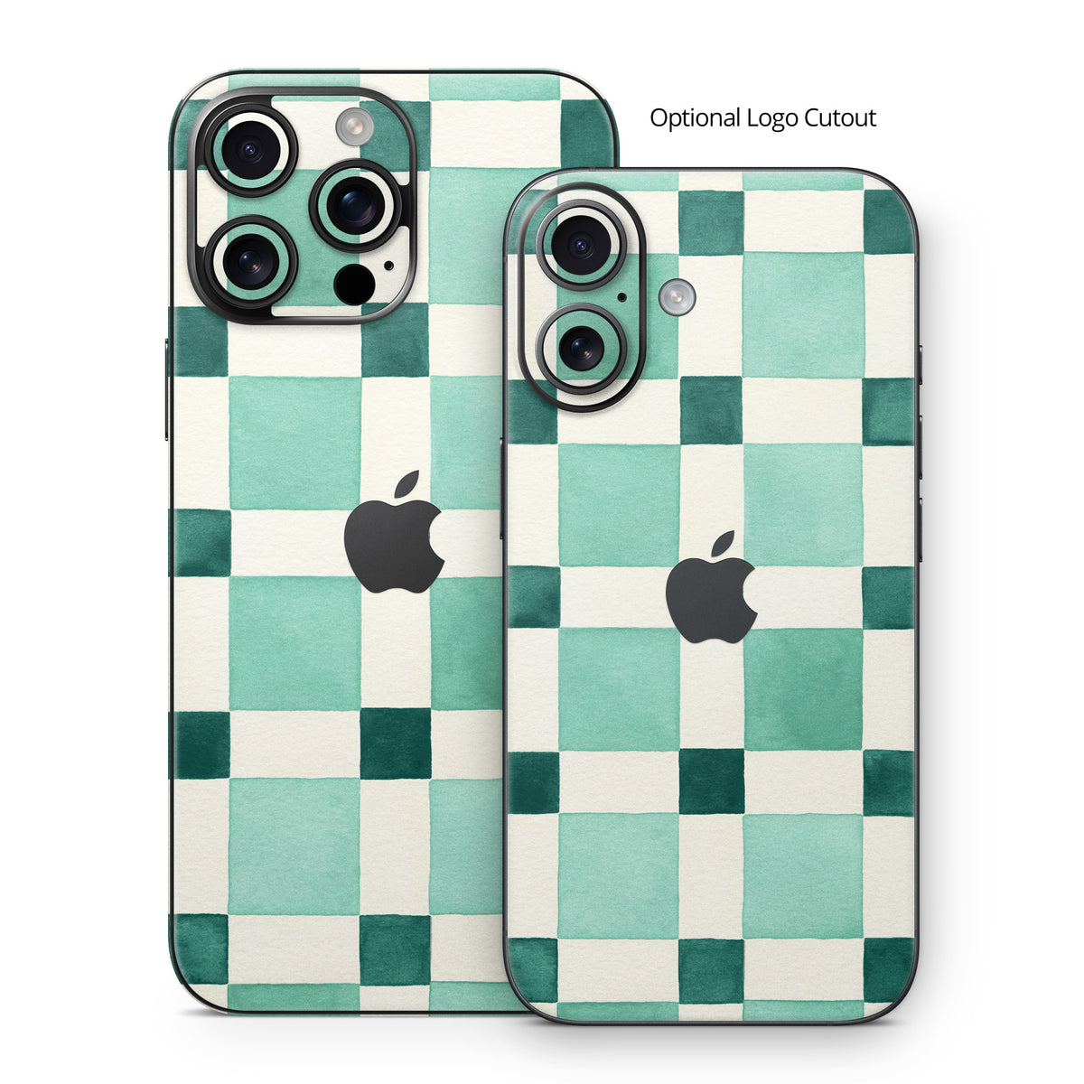 Checker Mosaic Green - Apple iPhone 16 Skin