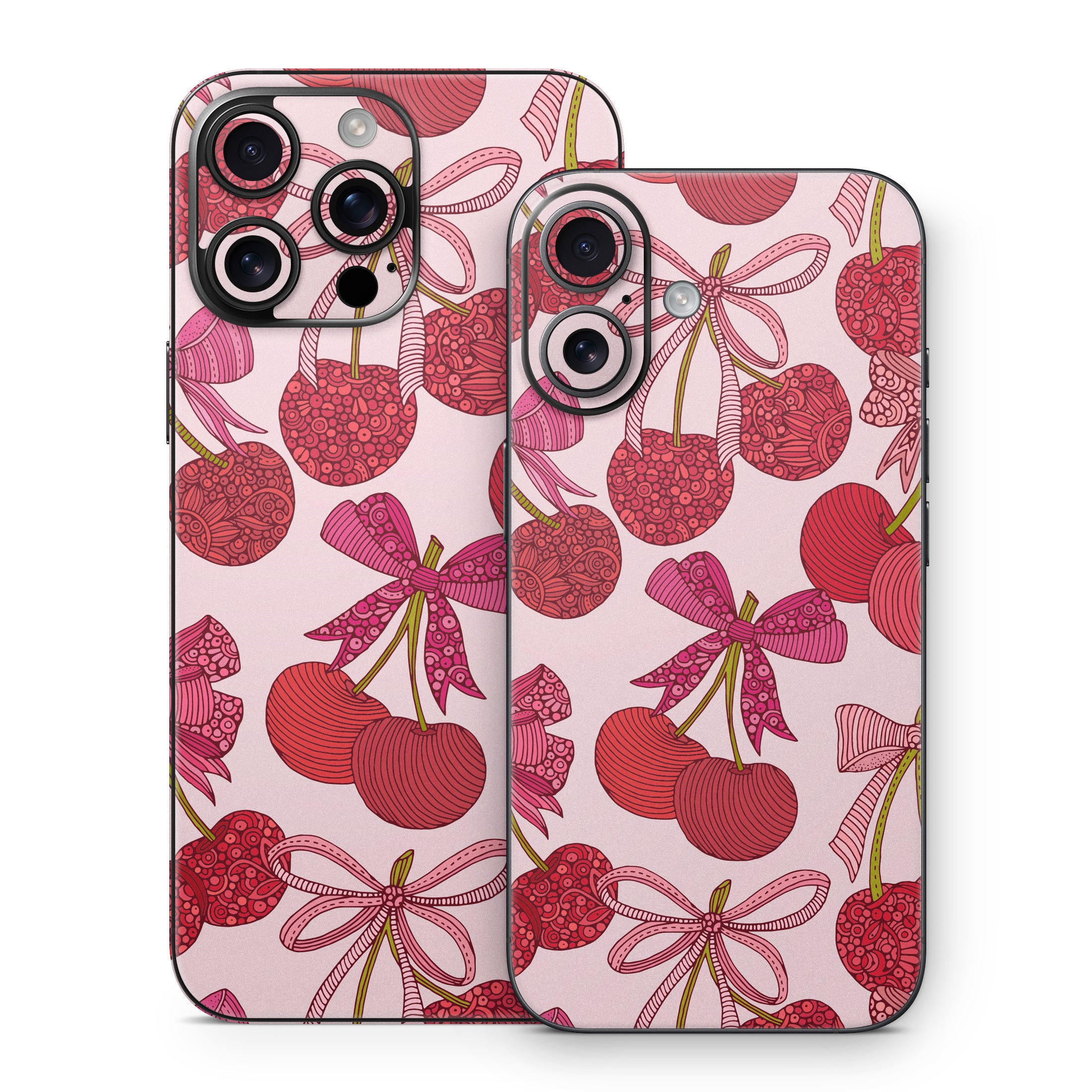 Cherry with Bows - Apple iPhone 16 Skin