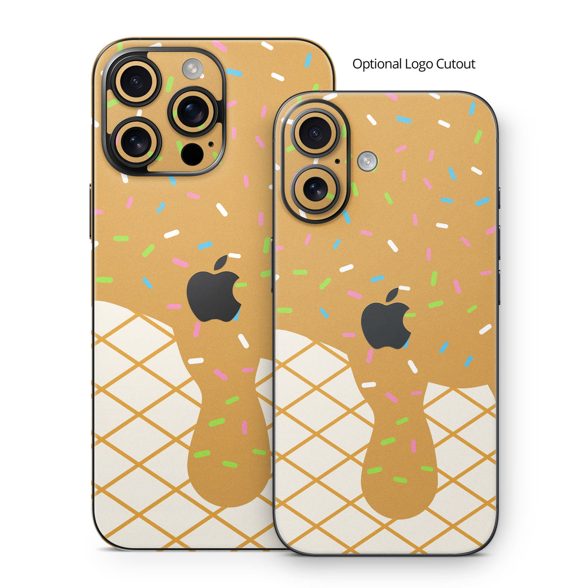 Caramel Ice Cream Drip - Apple iPhone 16 Skin