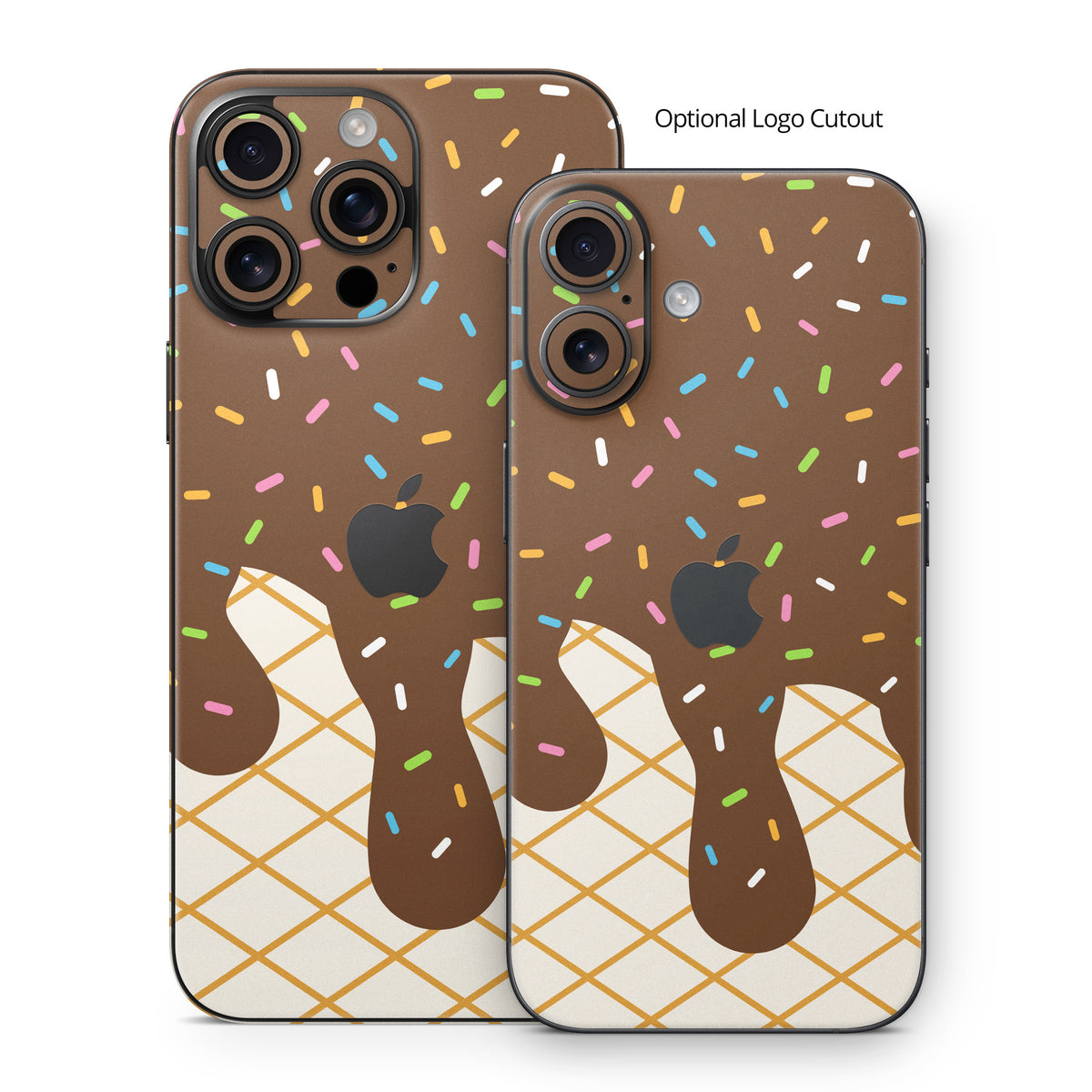 Chocolate Ice Cream Drip - Apple iPhone 16 Skin