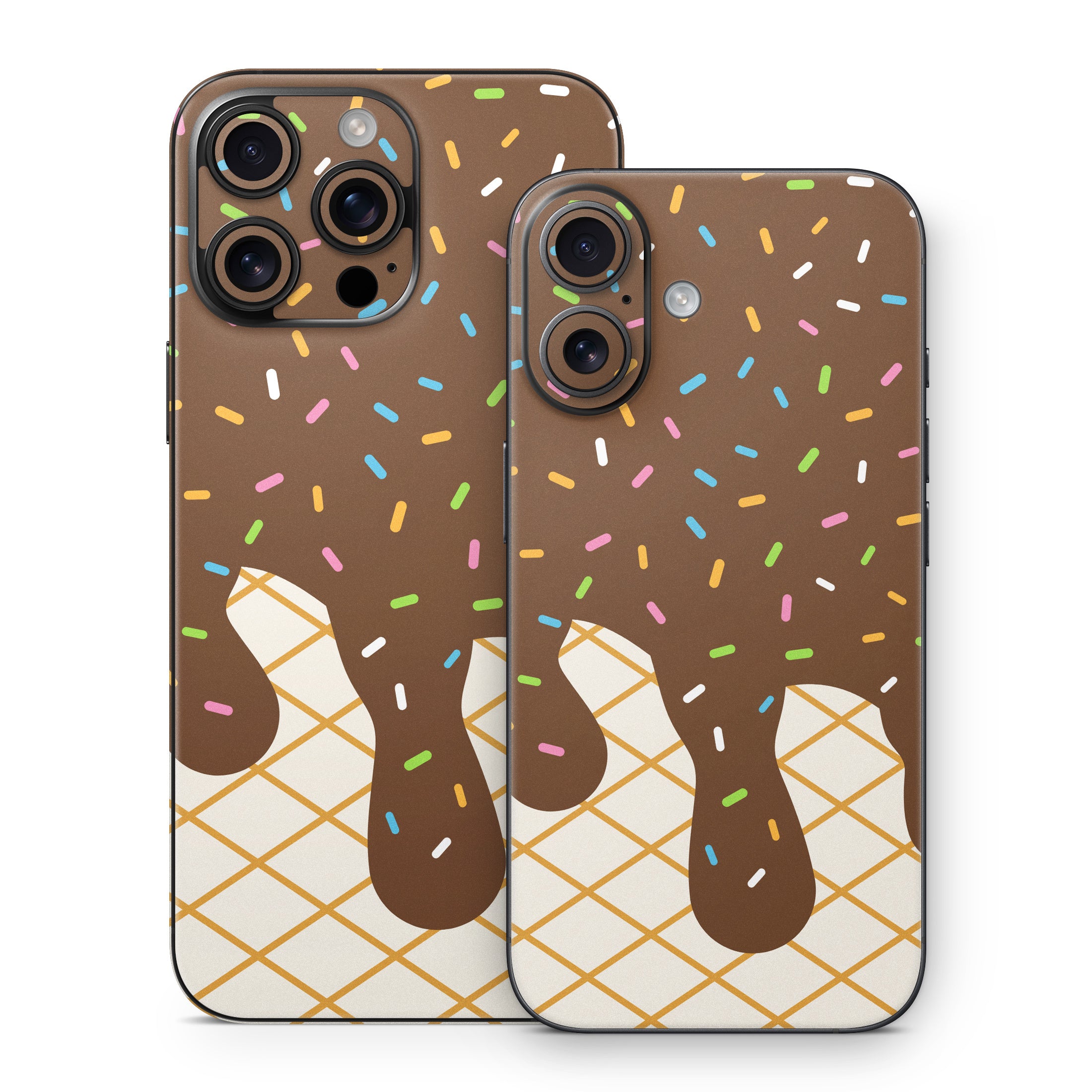 Chocolate Ice Cream Drip - Apple iPhone 16 Skin