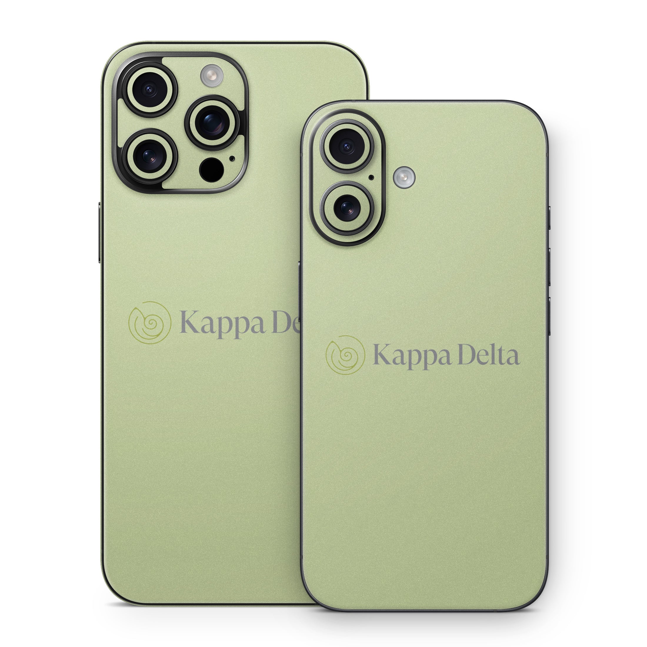 Kappa Delta Secondary Logo Light Olive - Apple iPhone 16 Skin