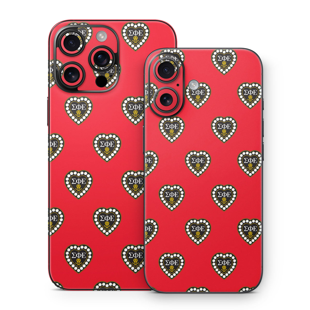 Sigma Phi Epsilon Badge Pattern Red - Apple iPhone 16 Skin