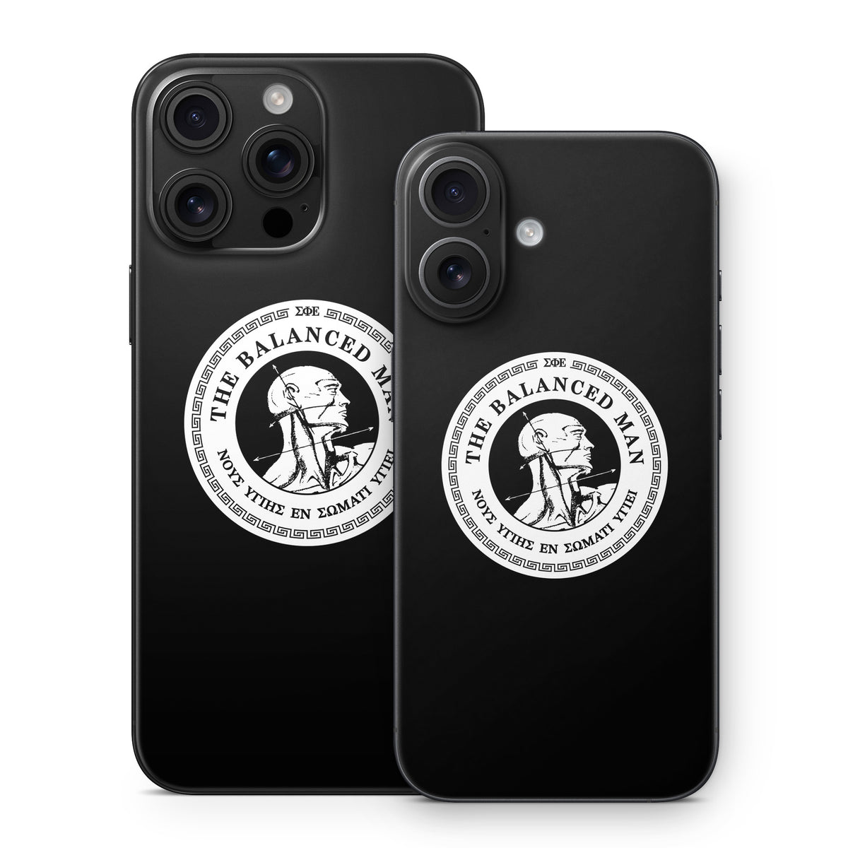 Sigma Phi Epsilon Balanced Man Black - Apple iPhone 16 Skin
