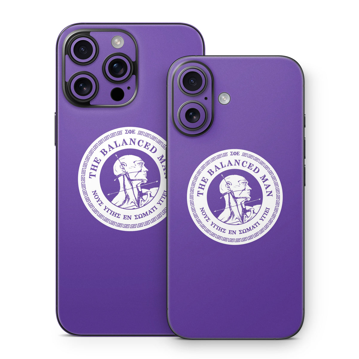 Sigma Phi Epsilon Balanced Man Purple - Apple iPhone 16 Skin