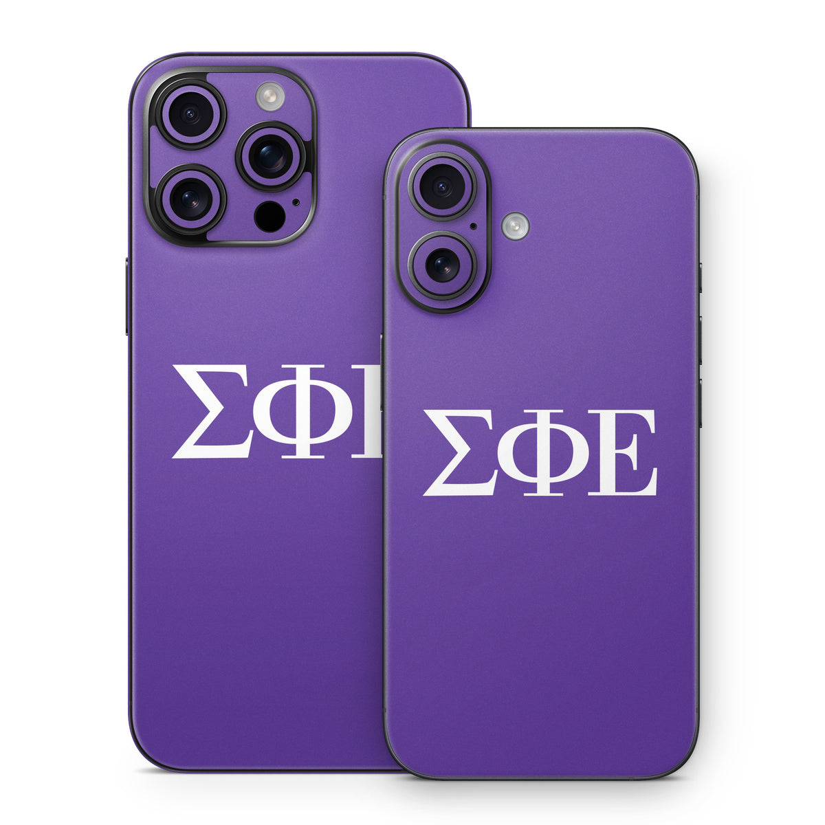 Sigma Phi Epsilon Greek Letters Purple - Apple iPhone 16 Skin