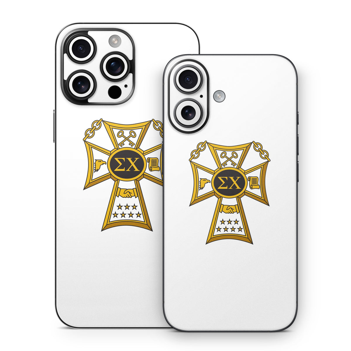 Sigma Chi Badge White - Apple iPhone 16 Skin