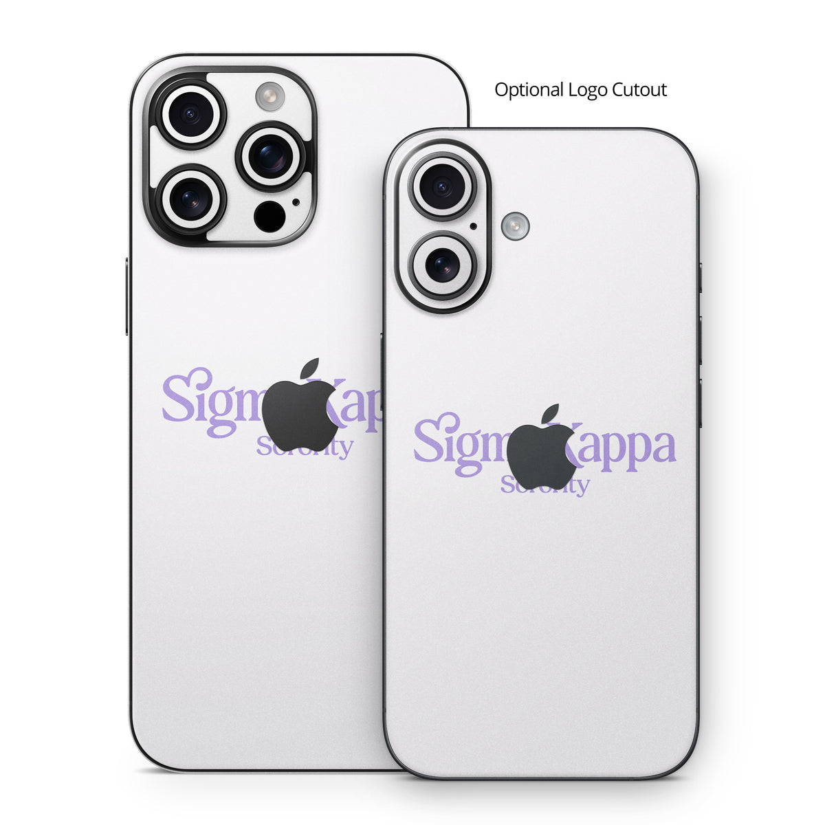 Sigma Kappa Sorority Logo Legacy Lavender on Dove Love - Apple iPhone 16 Skin