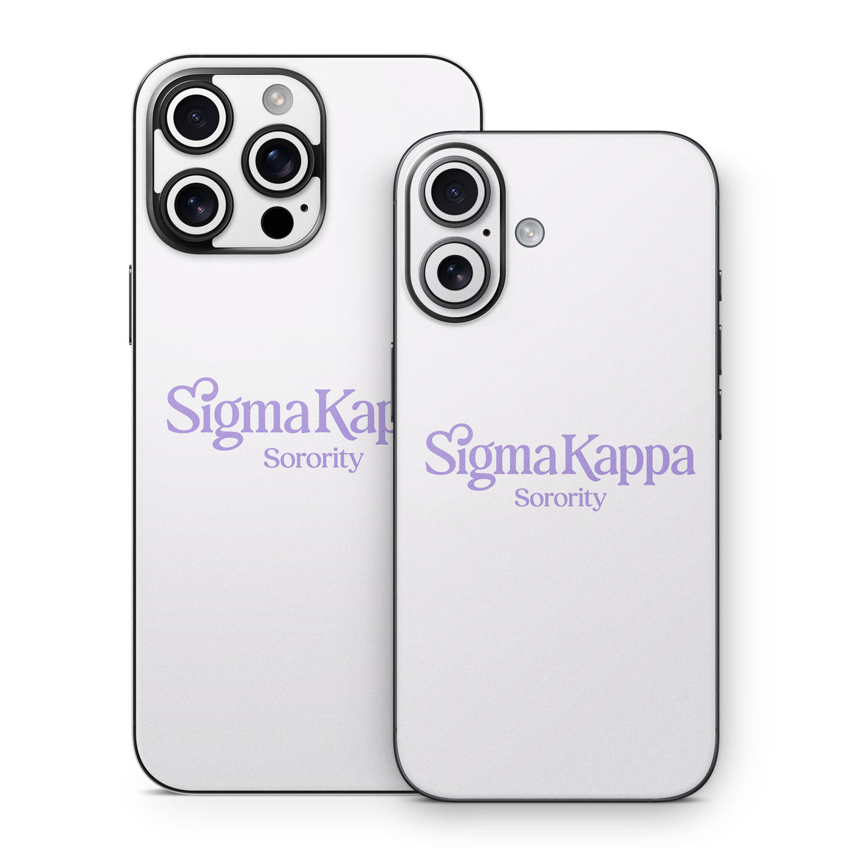 Sigma Kappa Sorority Logo Legacy Lavender on Dove Love - Apple iPhone 16 Skin