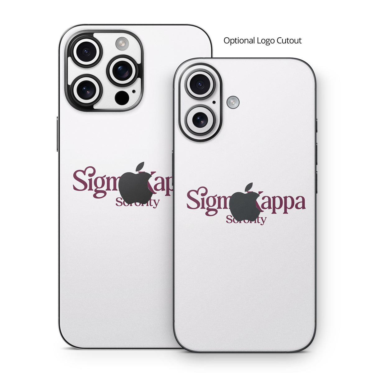 Sigma Kappa Sorority Logo Mary Maroon on Dove Love - Apple iPhone 16 Skin