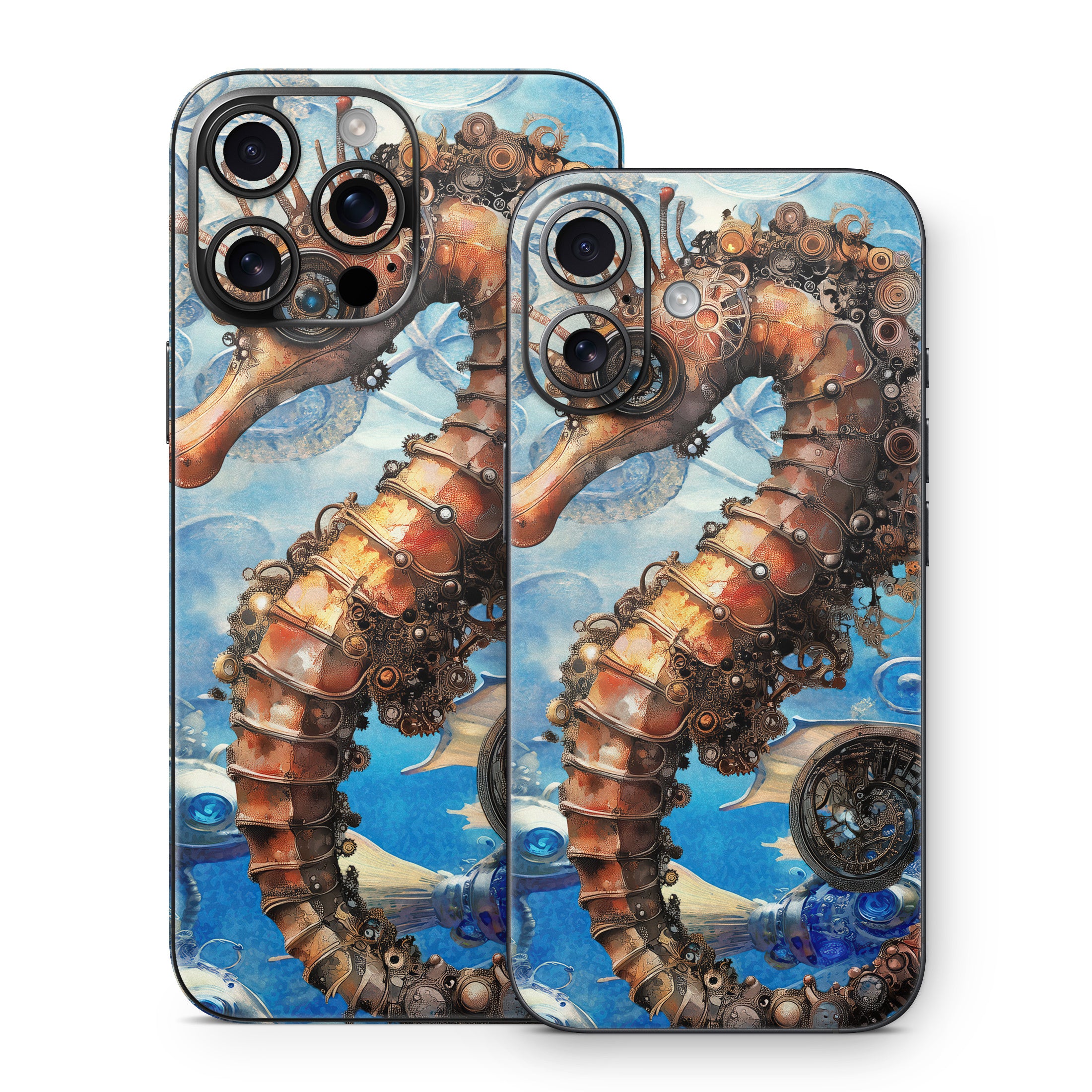 Steampunk Seahorse - Apple iPhone 16 Skin