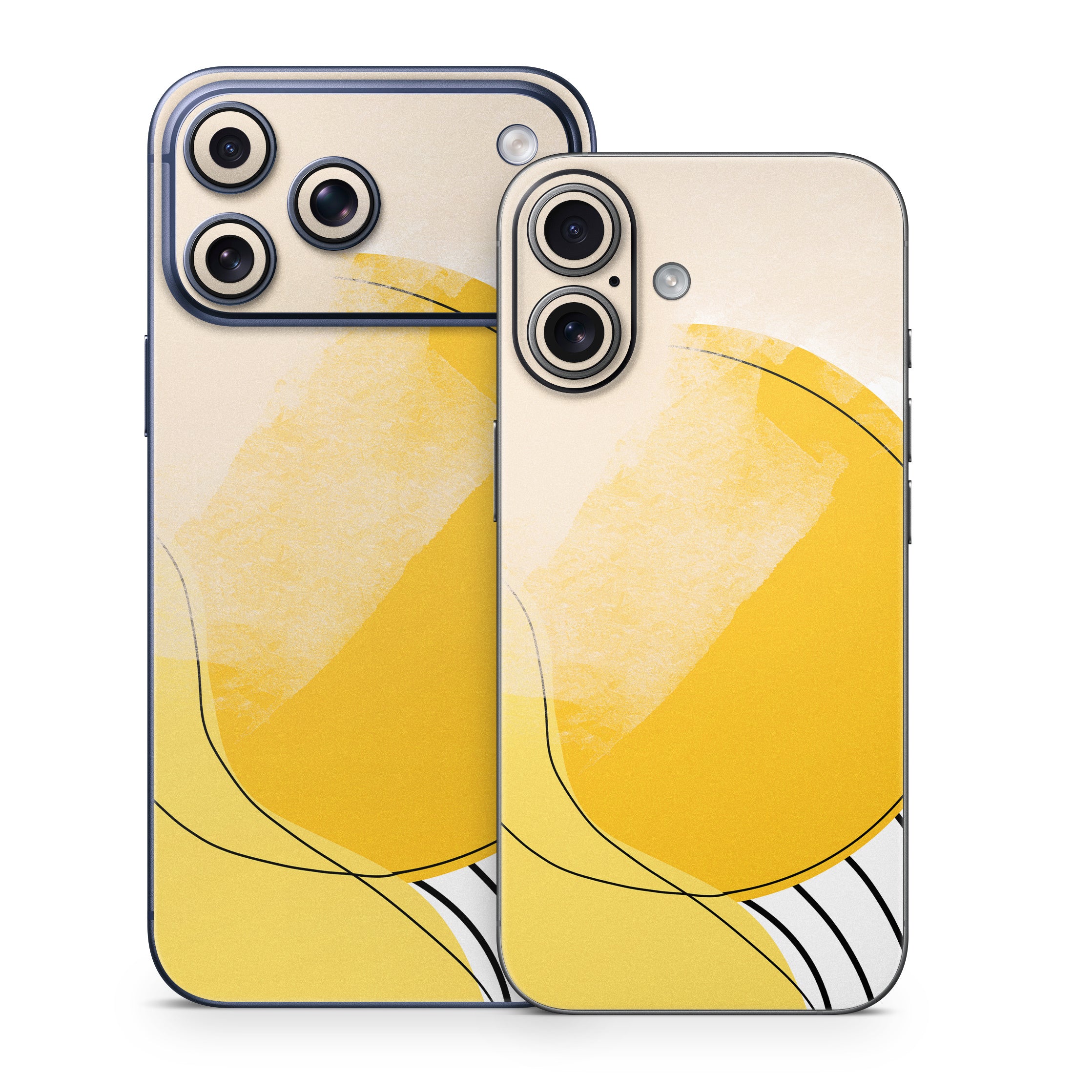 Abstract Yellow - Apple iPhone 17 Skin