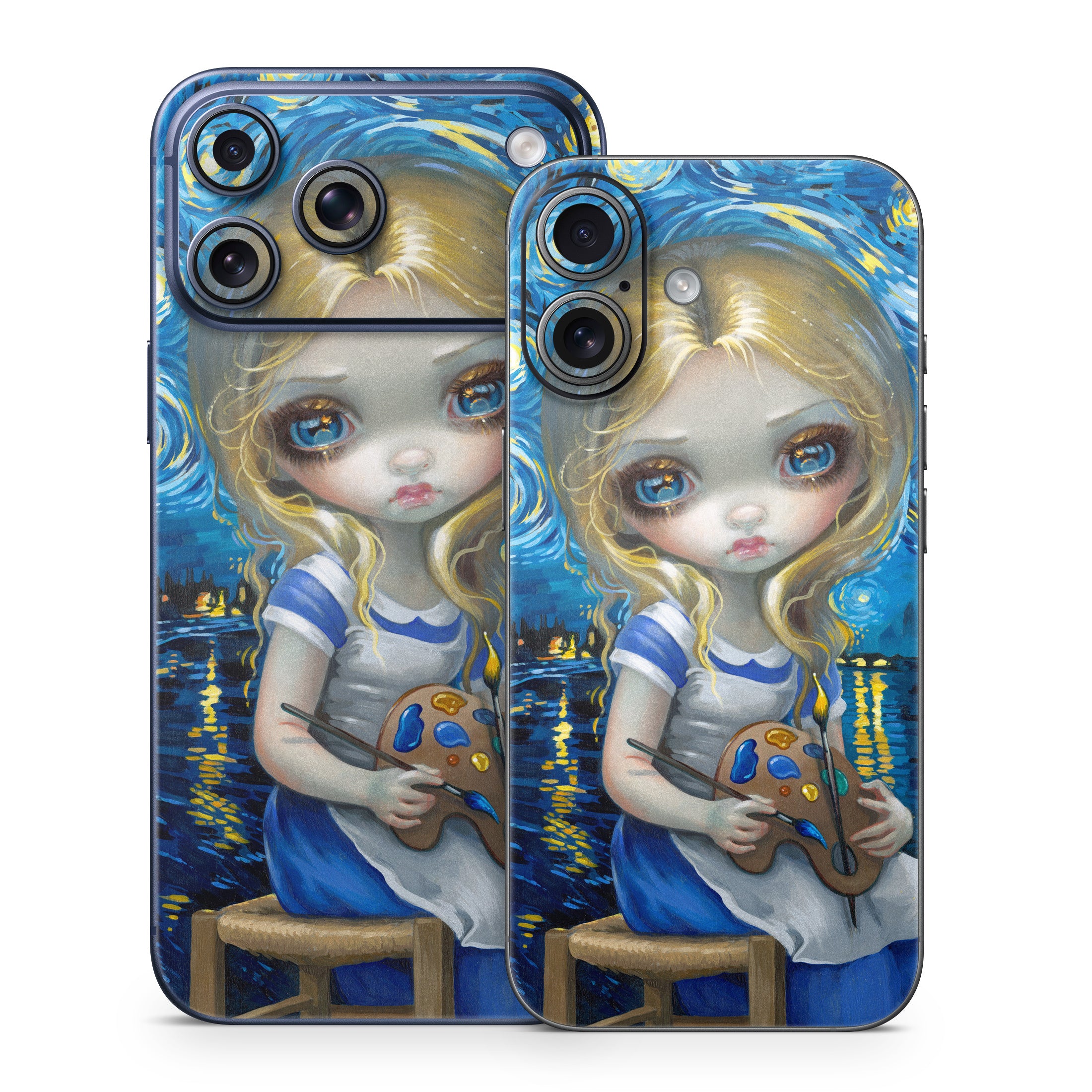 Alice in a Van Gogh - Apple iPhone 17 Skin