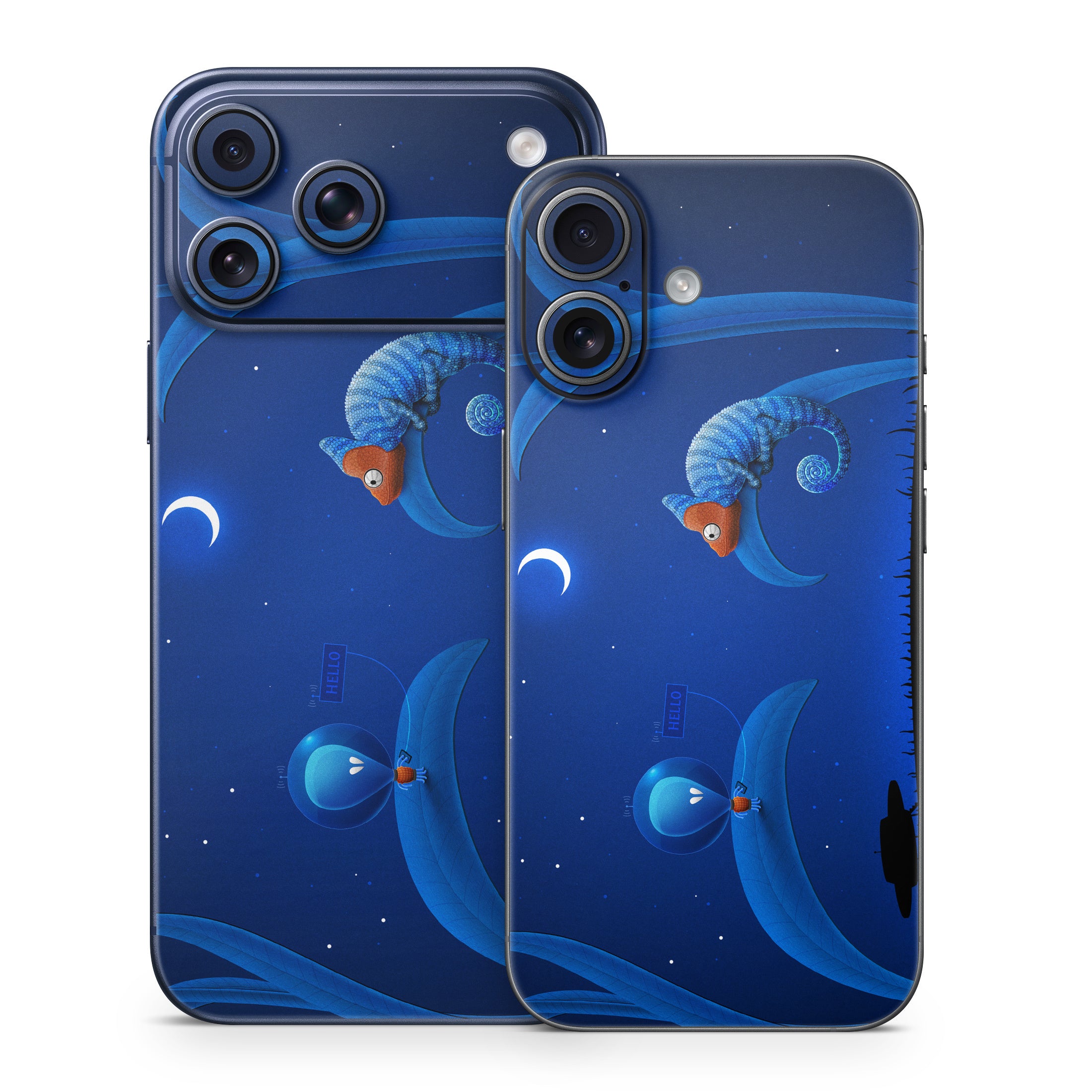 Alien and Chameleon - Apple iPhone 17 Skin