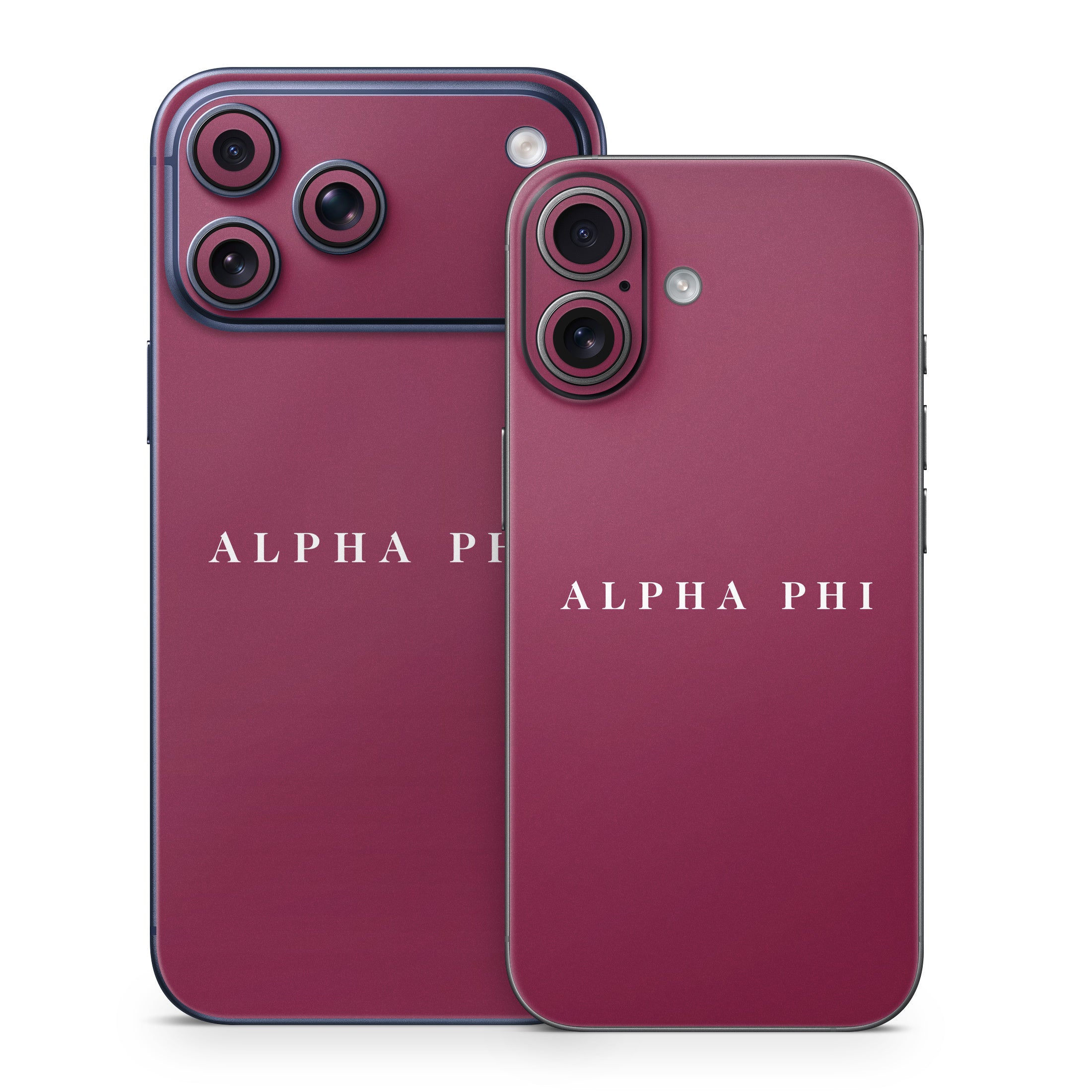 Alpha Phi Wordmark Bordeaux - Apple iPhone 17 Skin