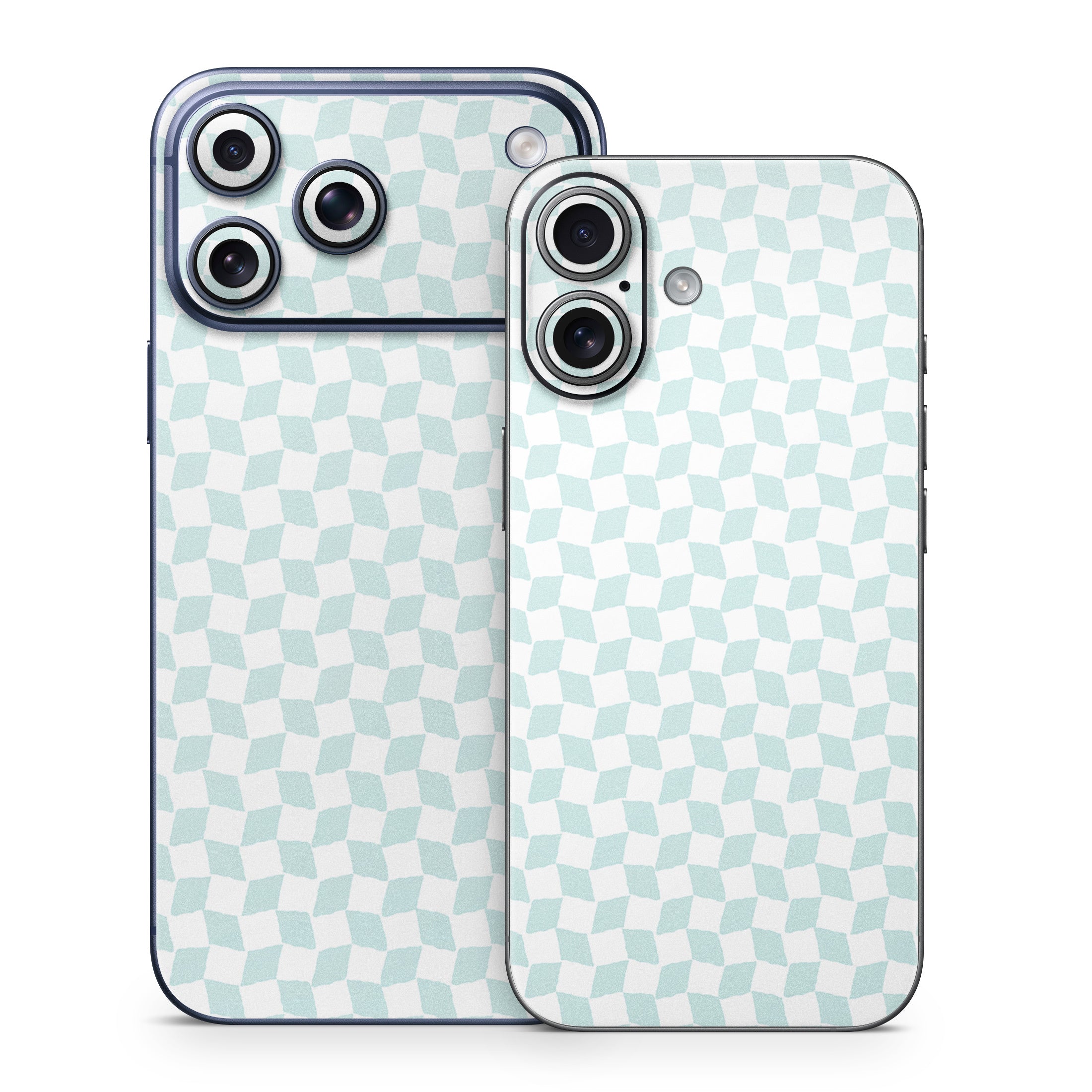 Checker Light Blue - Apple iPhone 17 Skin