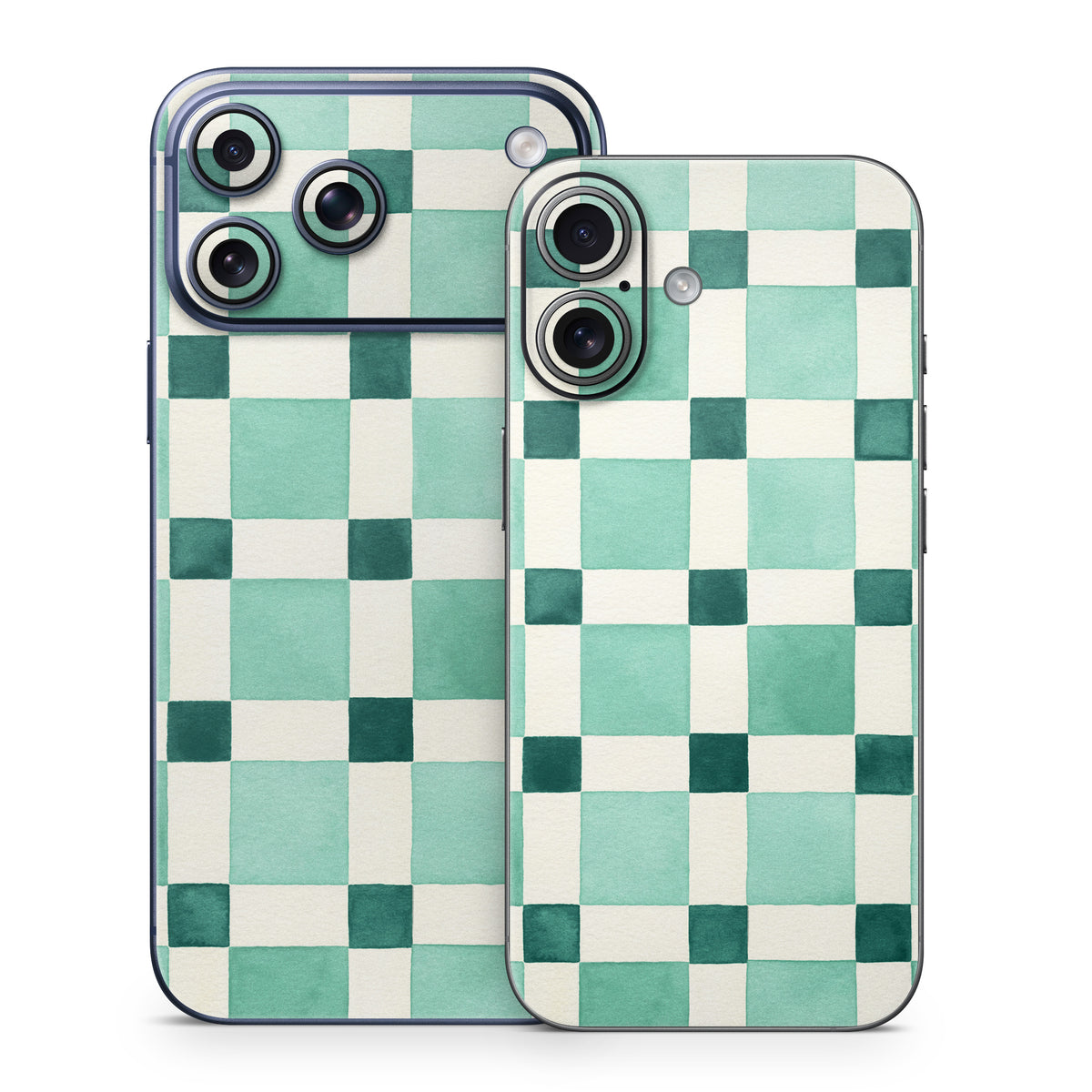Checker Mosaic Green - Apple iPhone 17 Skin
