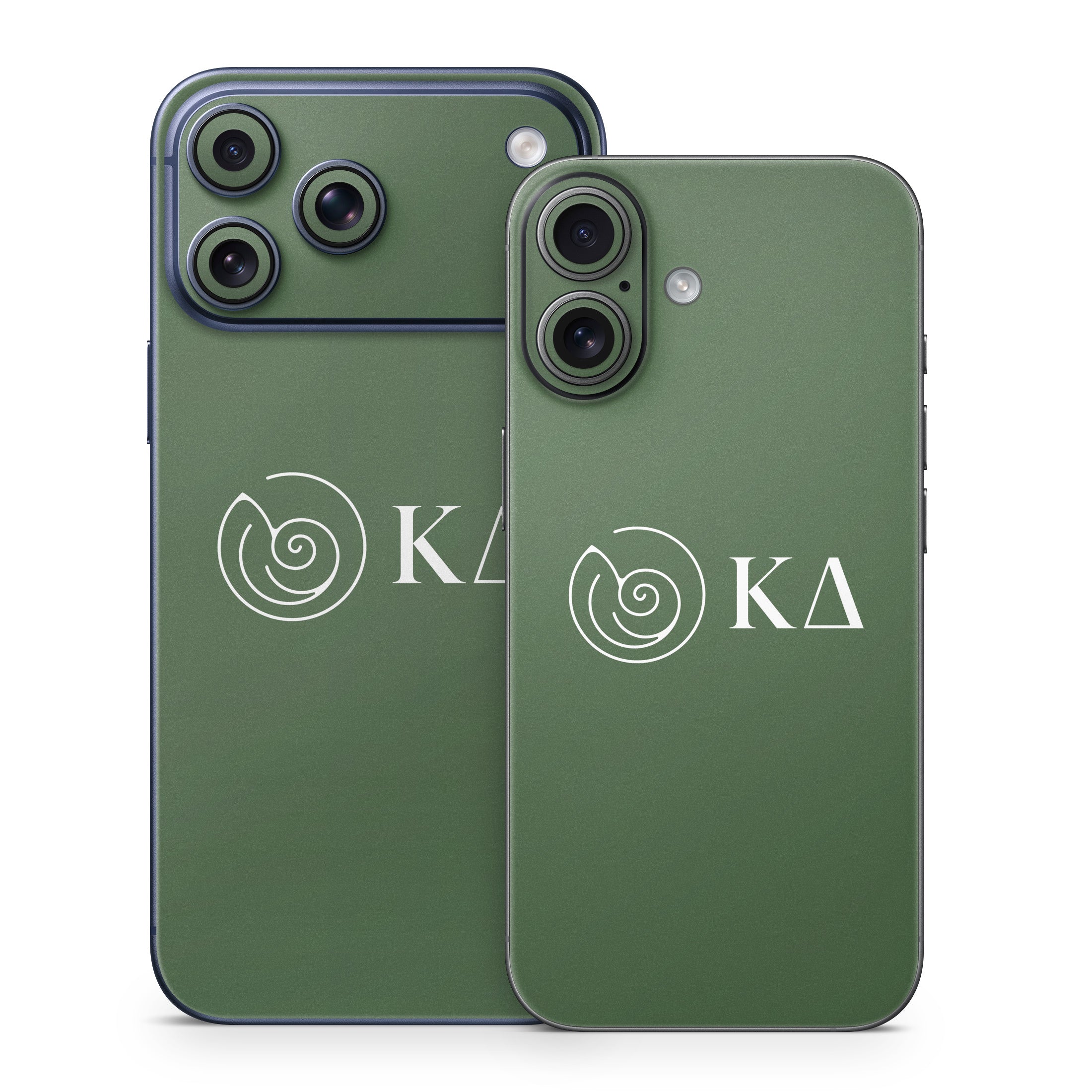 Kappa Delta Greek Letters Dark Olive - Apple iPhone 17 Skin