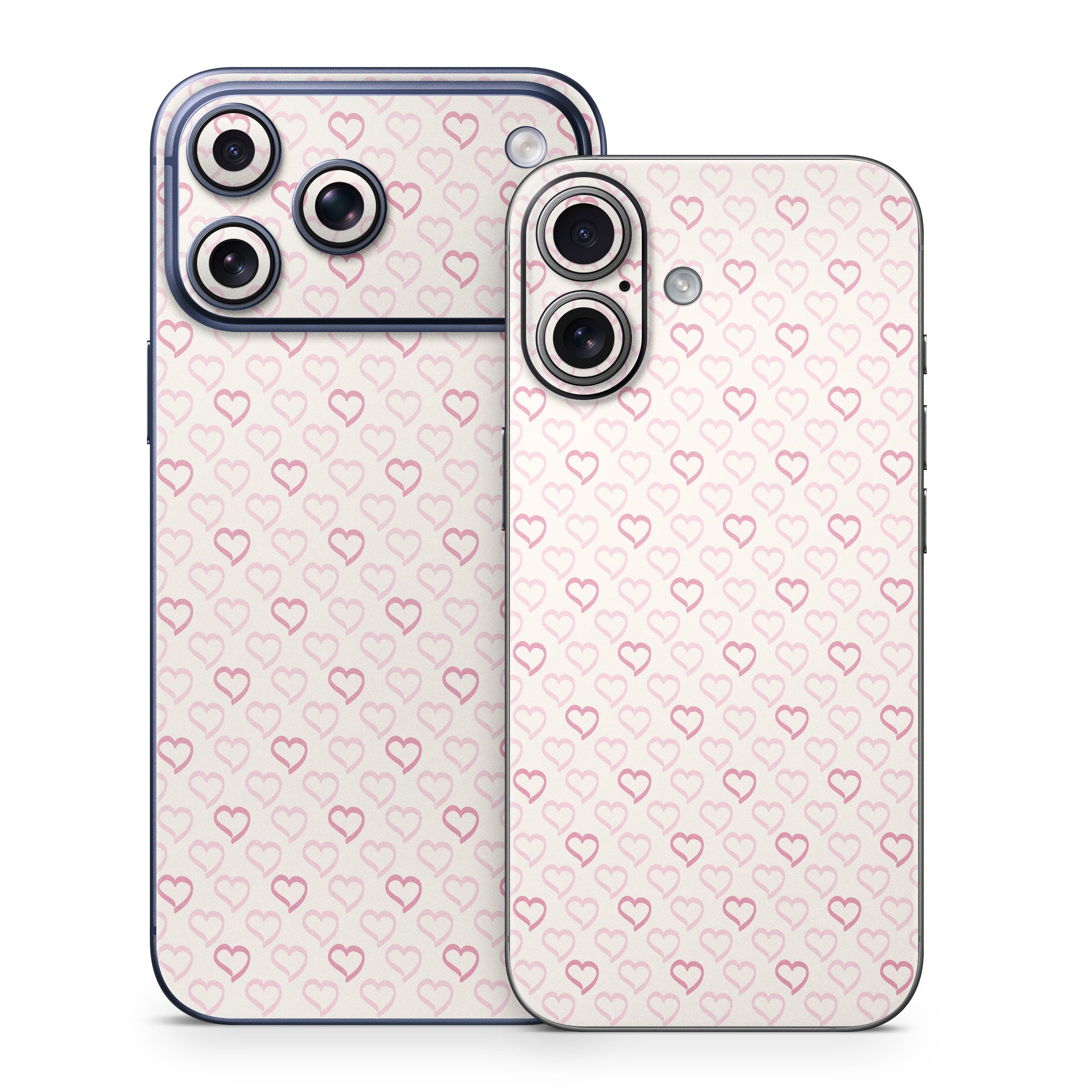 Patterned Hearts - Apple iPhone 17 Skin