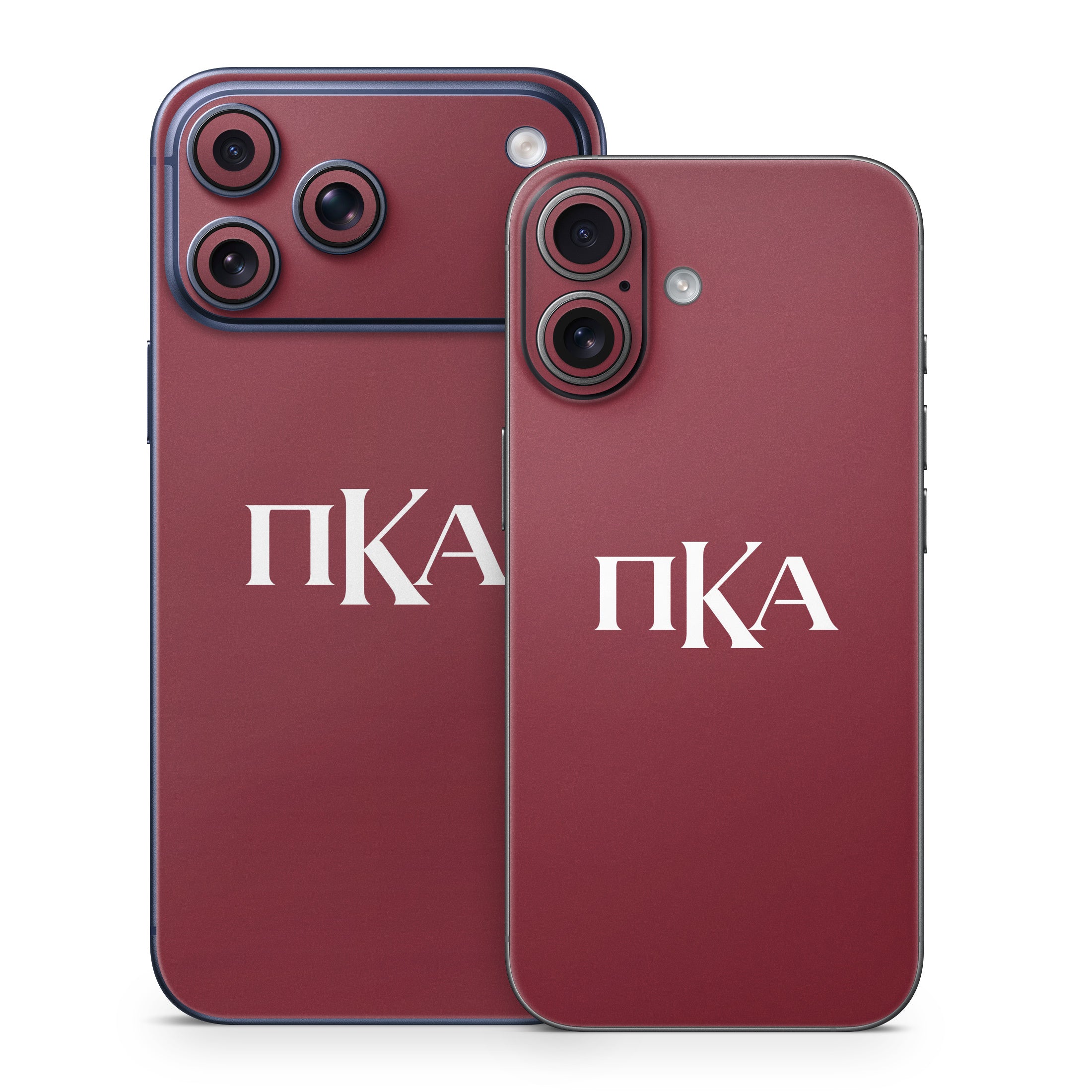 Pi Kappa Alpha Greek Letters Garnet - Apple iPhone 17 Skin