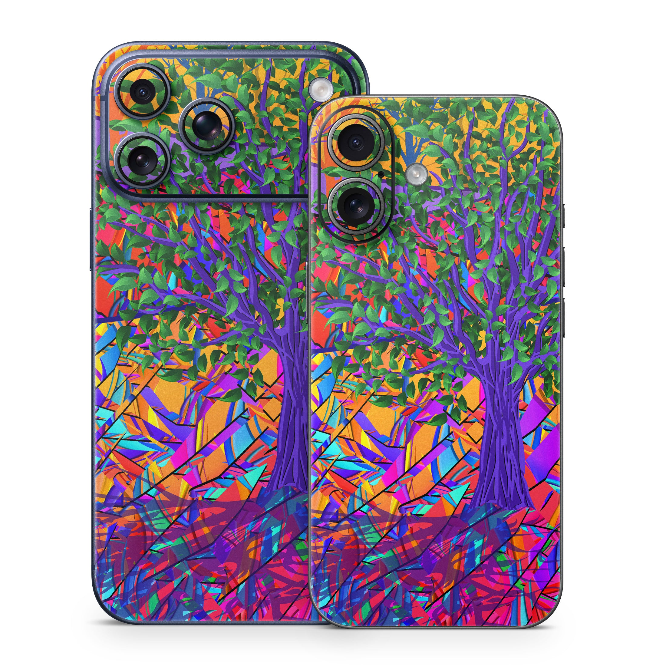 Stained Glass Tree - Apple iPhone 17 Skin